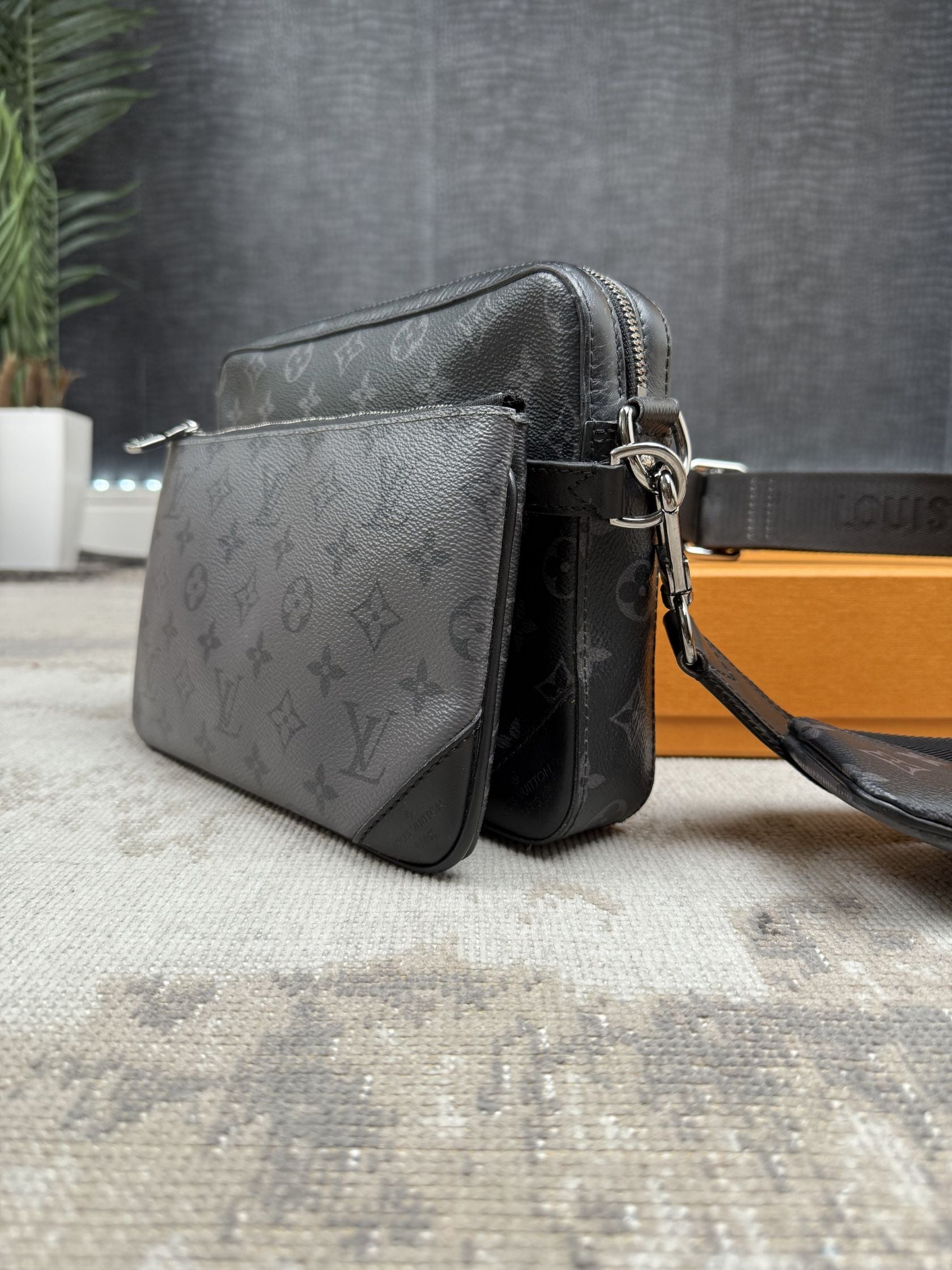 Louis Vuitton Monogram Eclipse Trio Messenger Bag Louis Vuitton