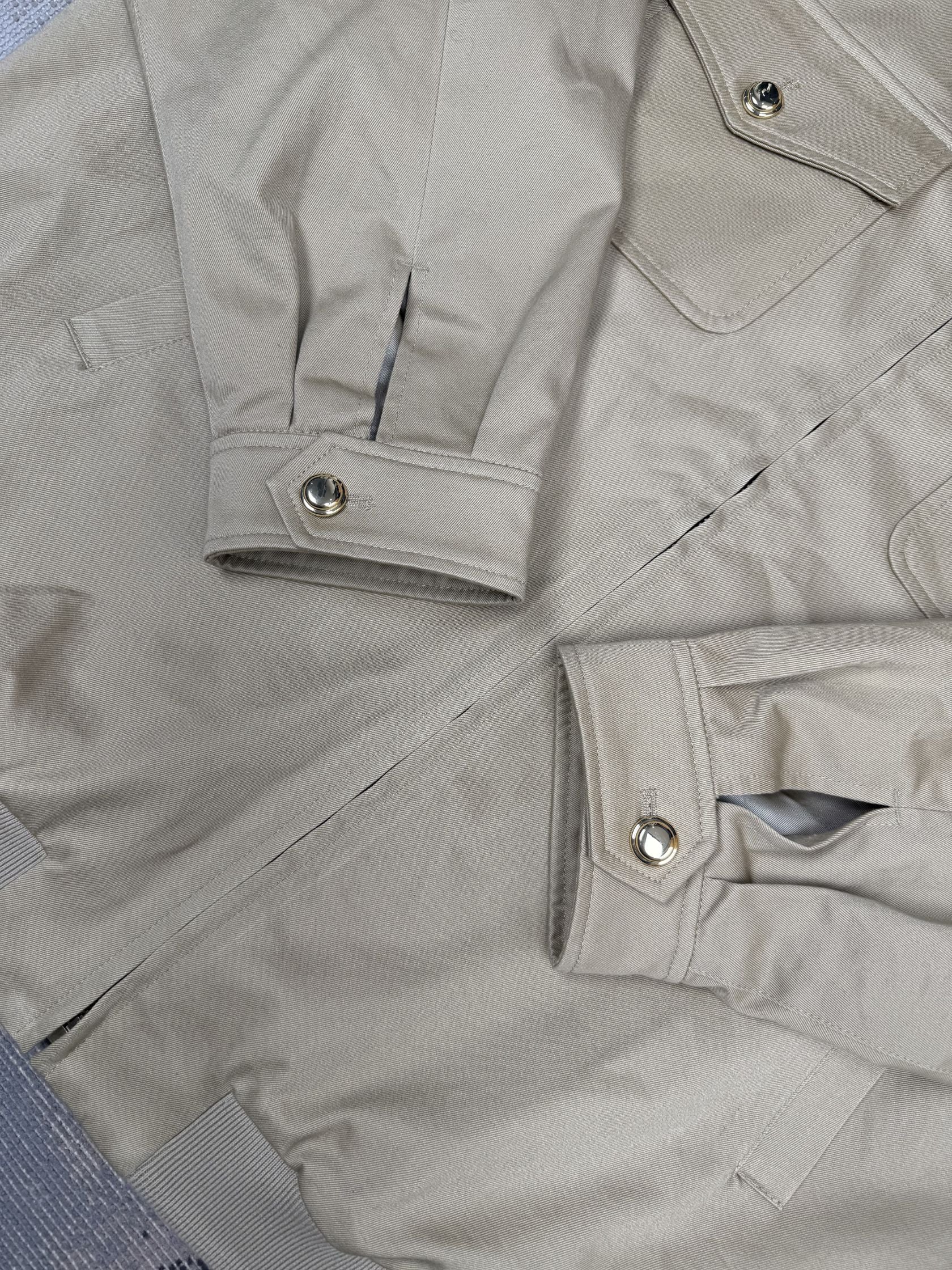 Miu Miu Chino Blouson Jacket - Beige Miu Miu