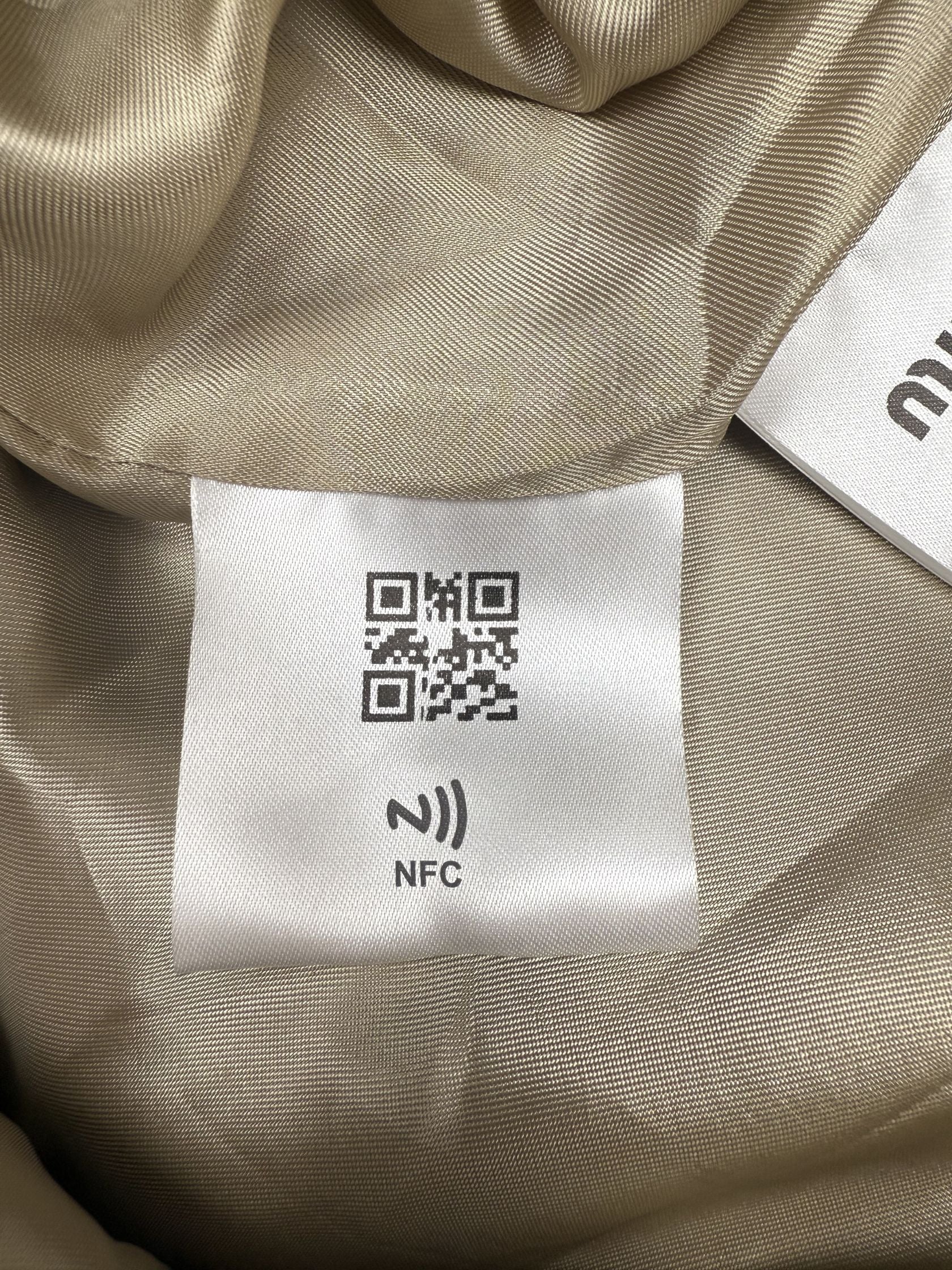 Miu Miu Chino Blouson Jacket - Beige Miu Miu