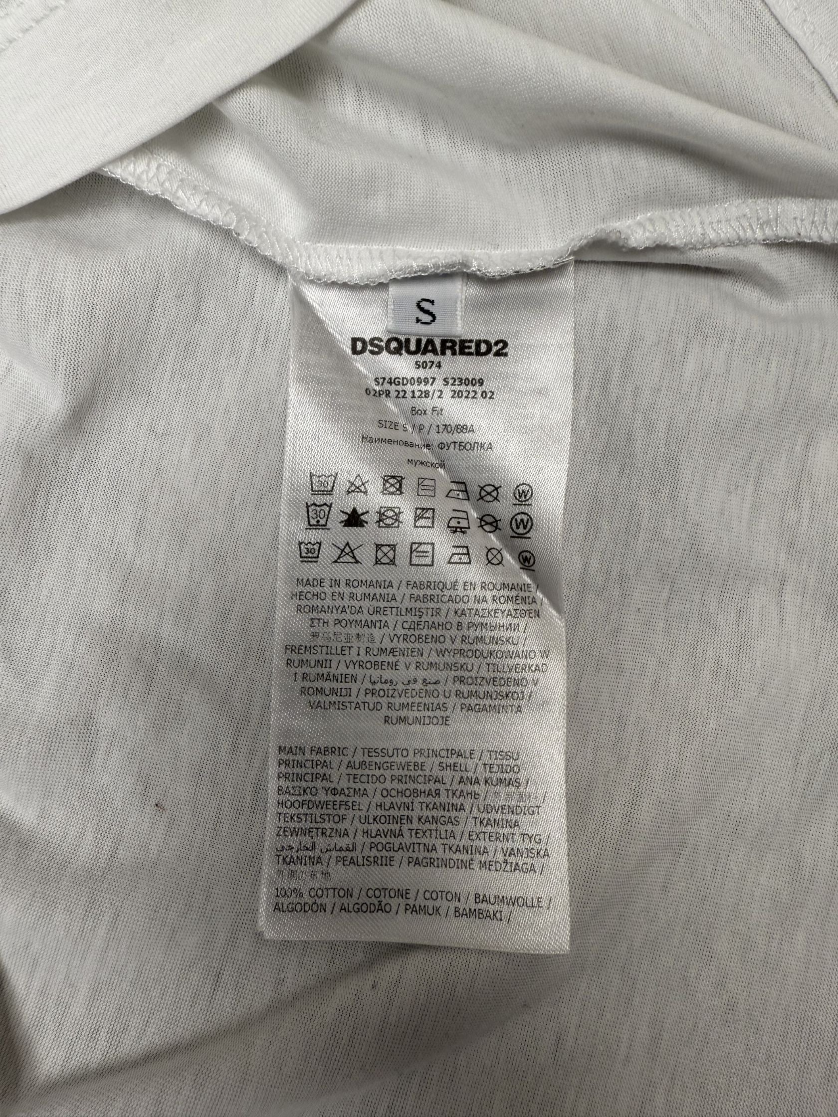 Dsquared2 DSQ2 Logo T-Shirt - White Dsquared2