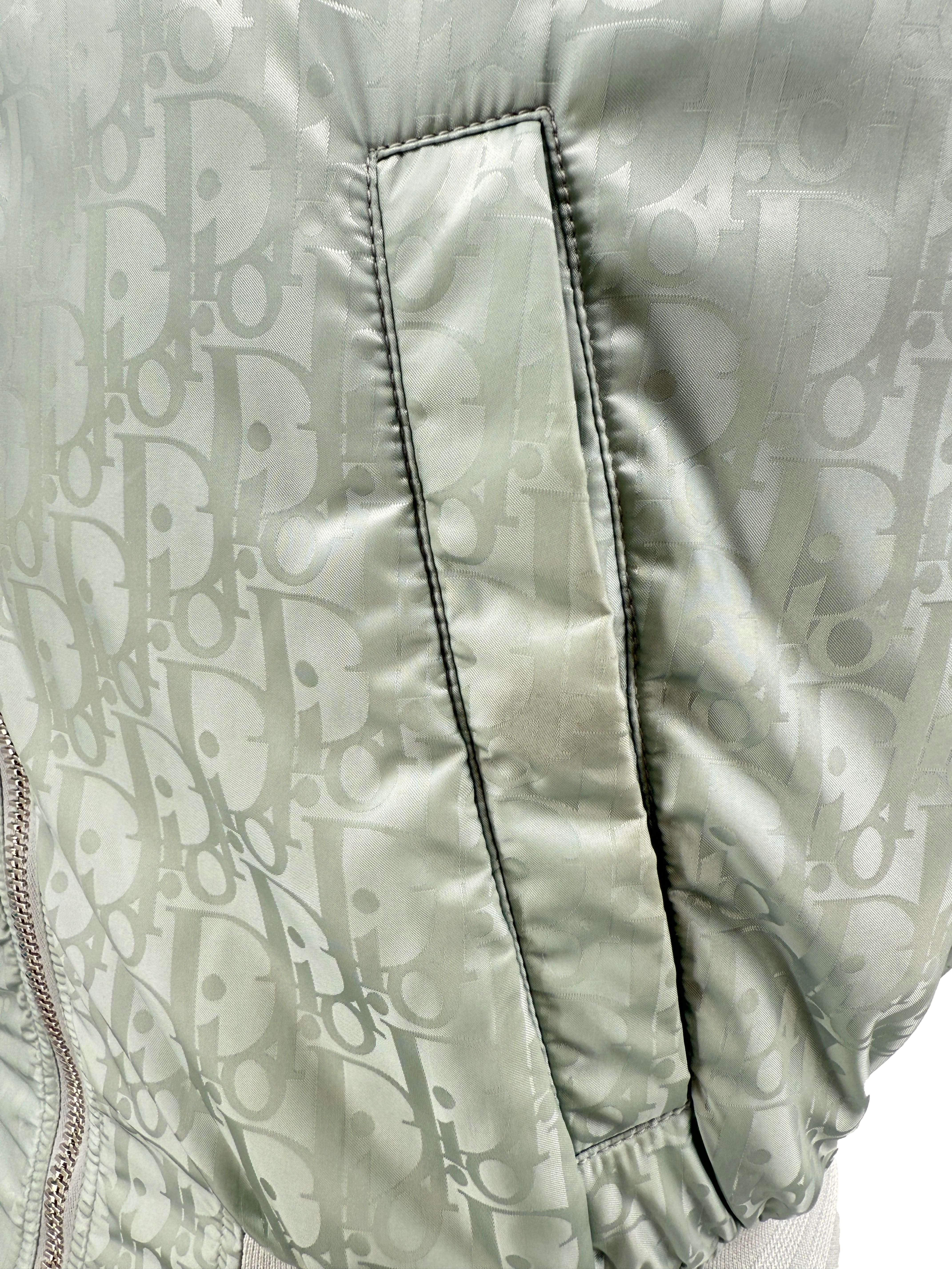 Dior Oblique Reversible Bomber - Light Blue Dior