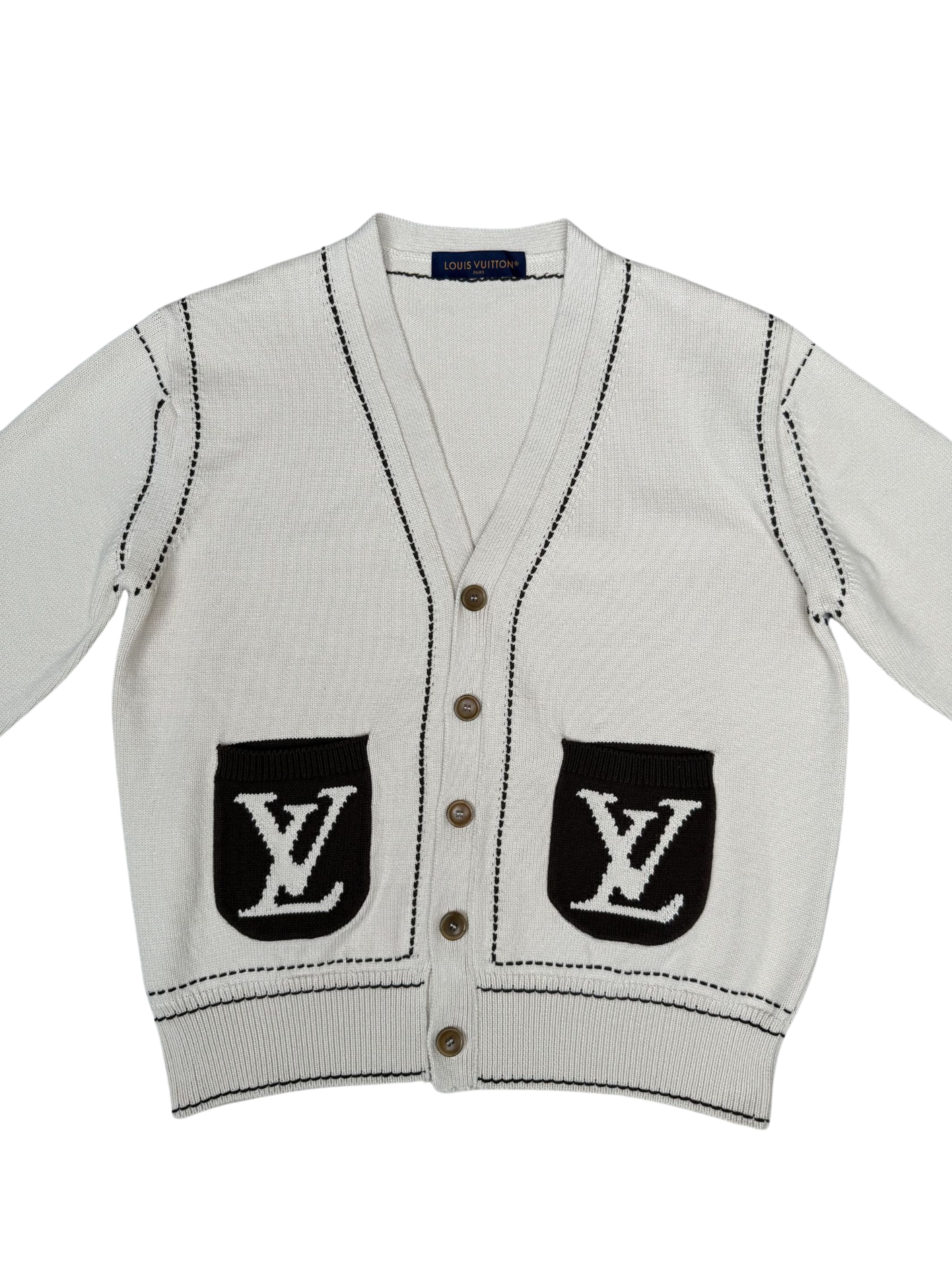 Louis Vuitton Signature Light Cardigan - Beige (Unused)