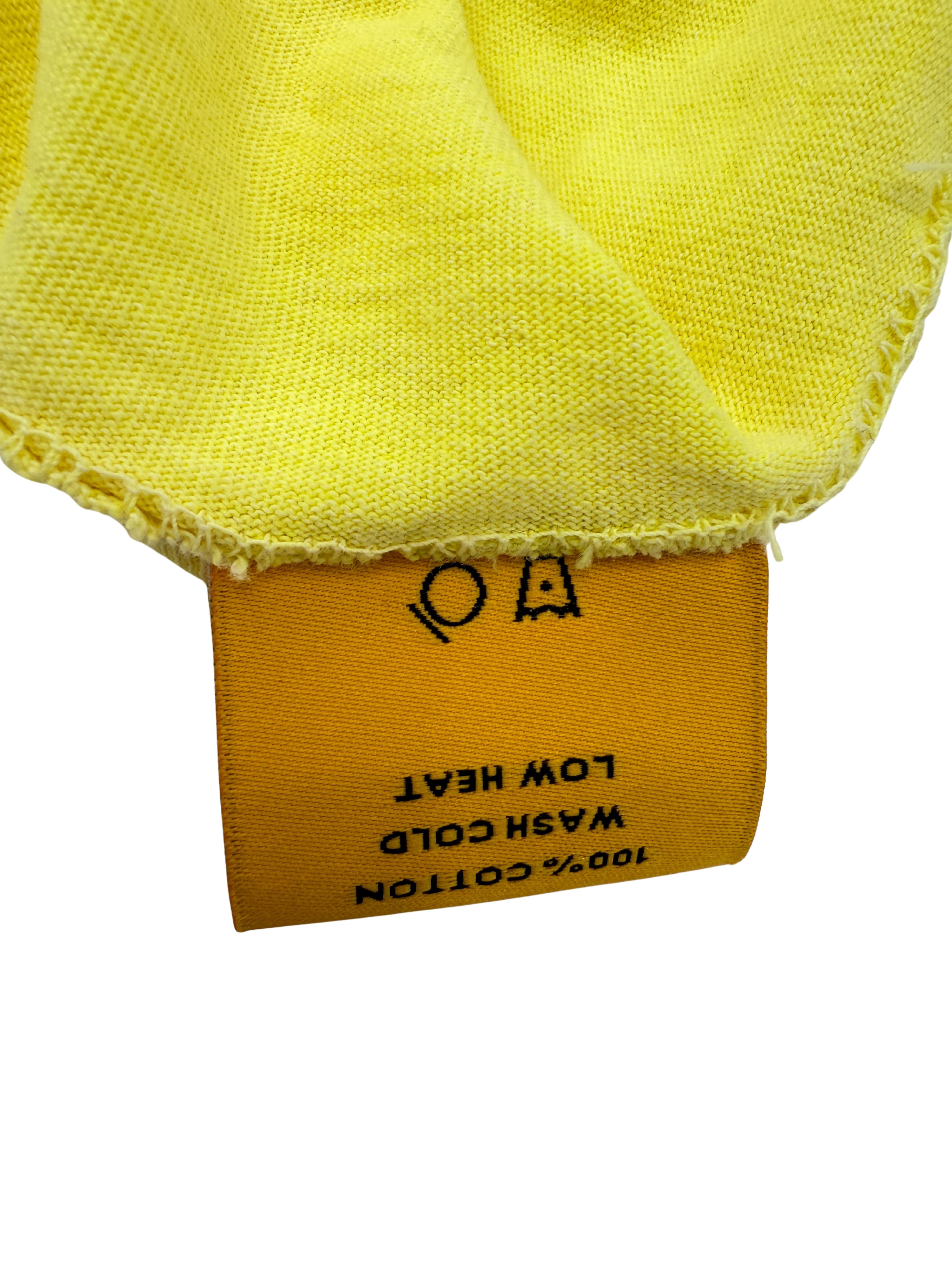 Gallery Dept Logo Print T-shirt - Yellow Gallery Dept