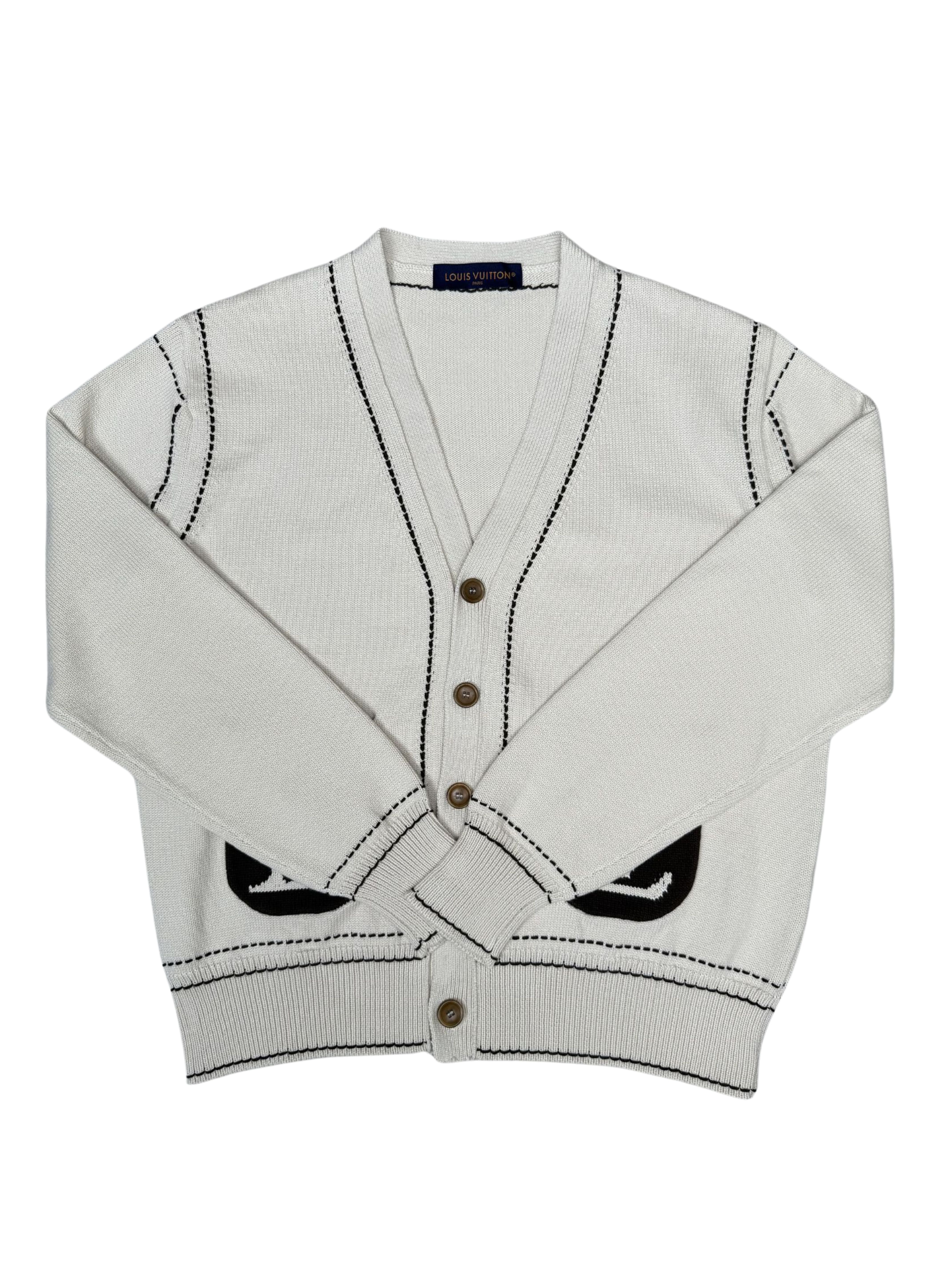 Louis Vuitton Signature Light Cardigan - Beige (Unused)