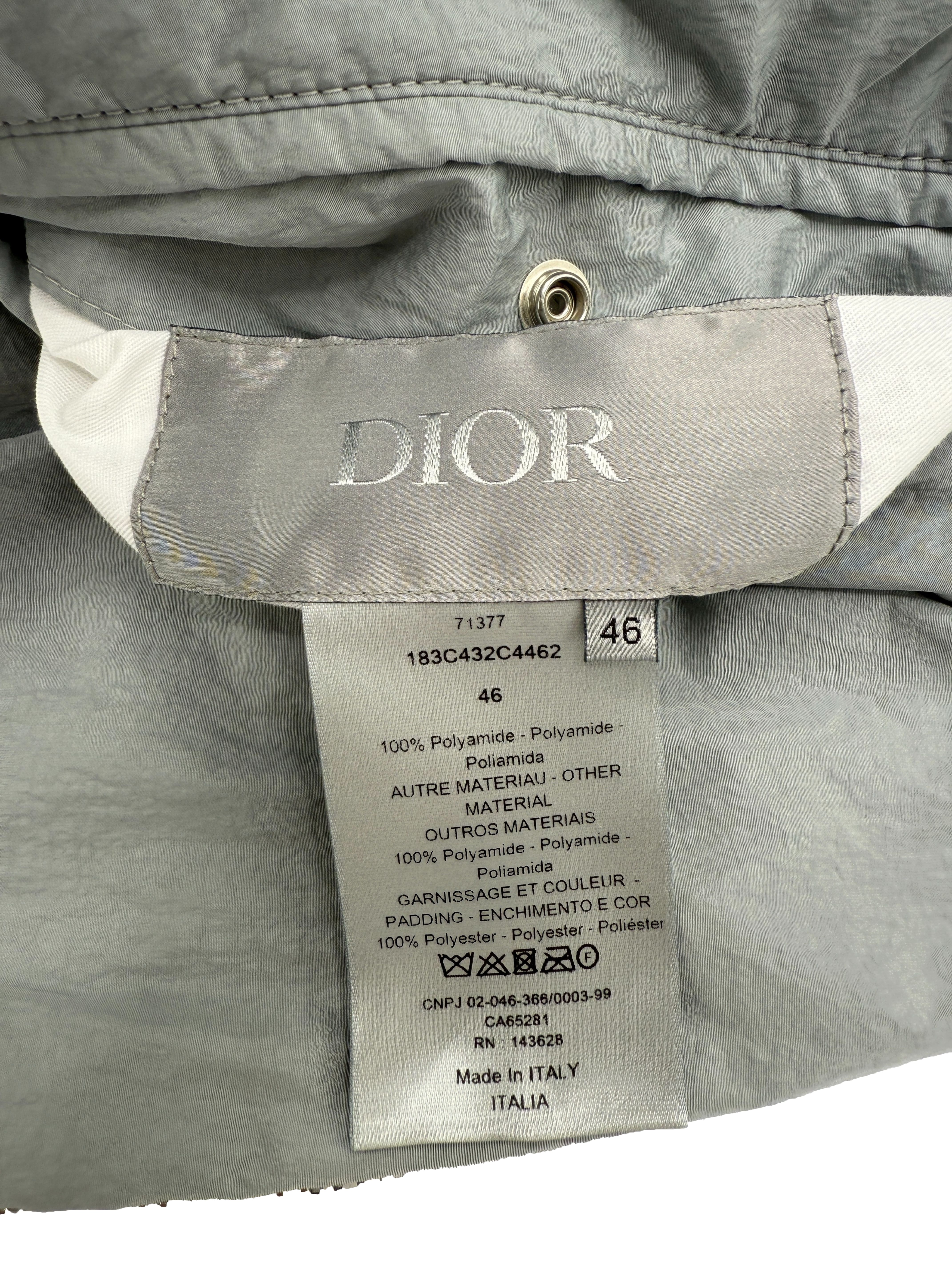 Dior Oblique Reversible Bomber - Light Blue Dior