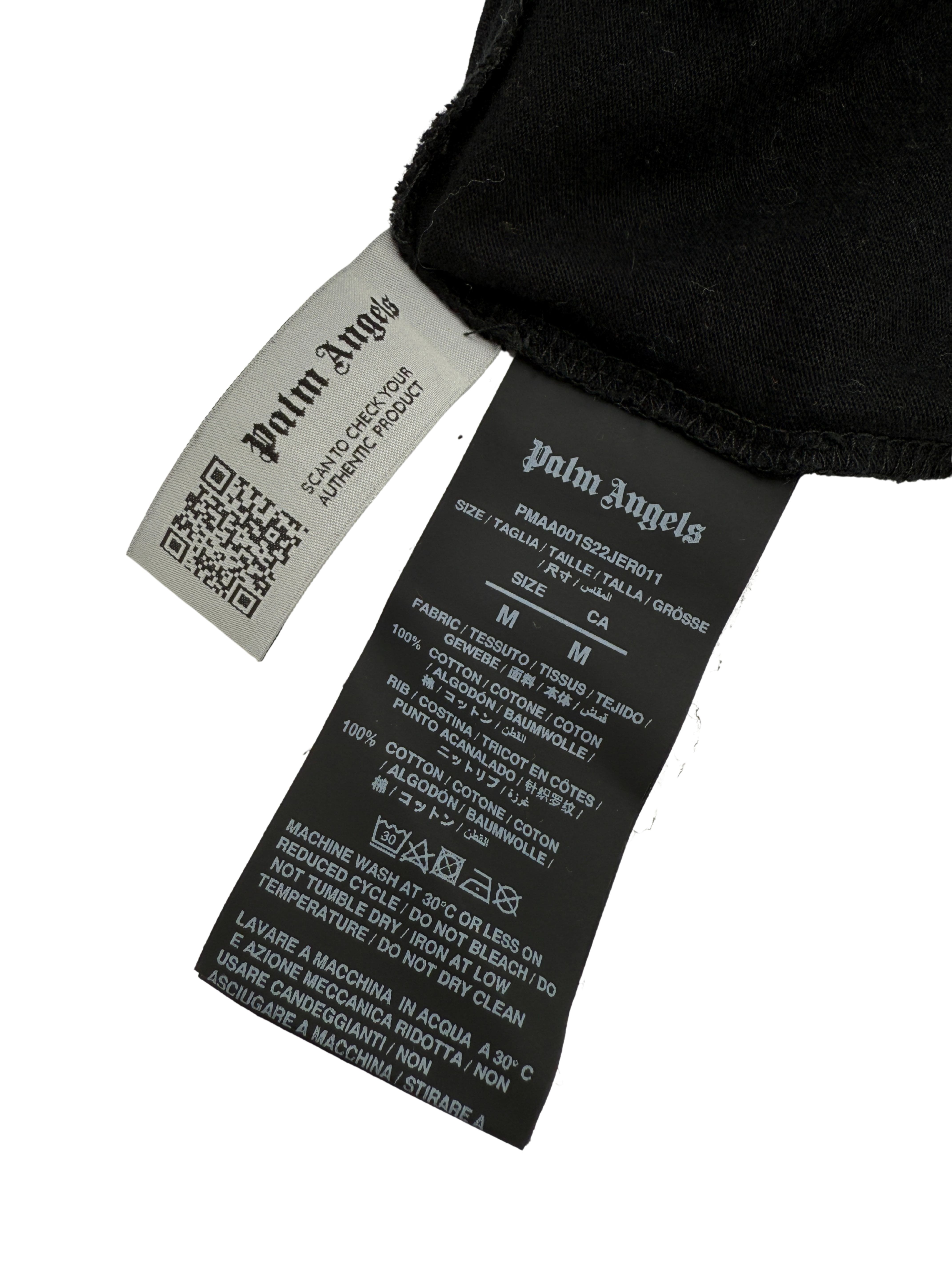 Palm Angels Broken Shark T-Shirt - Black Palm Angels