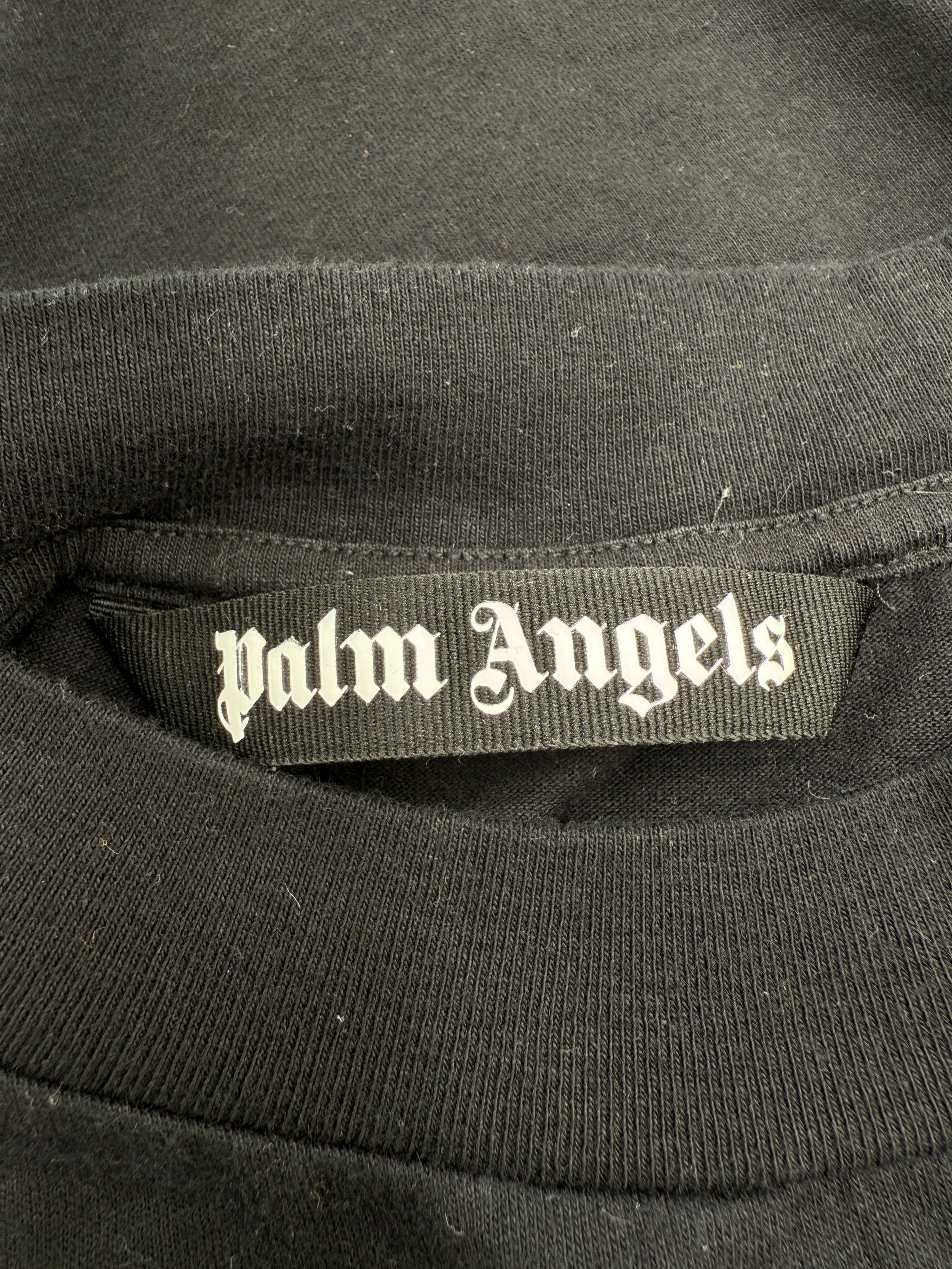 Palm Angels Broken Shark T-Shirt - Black Palm Angels