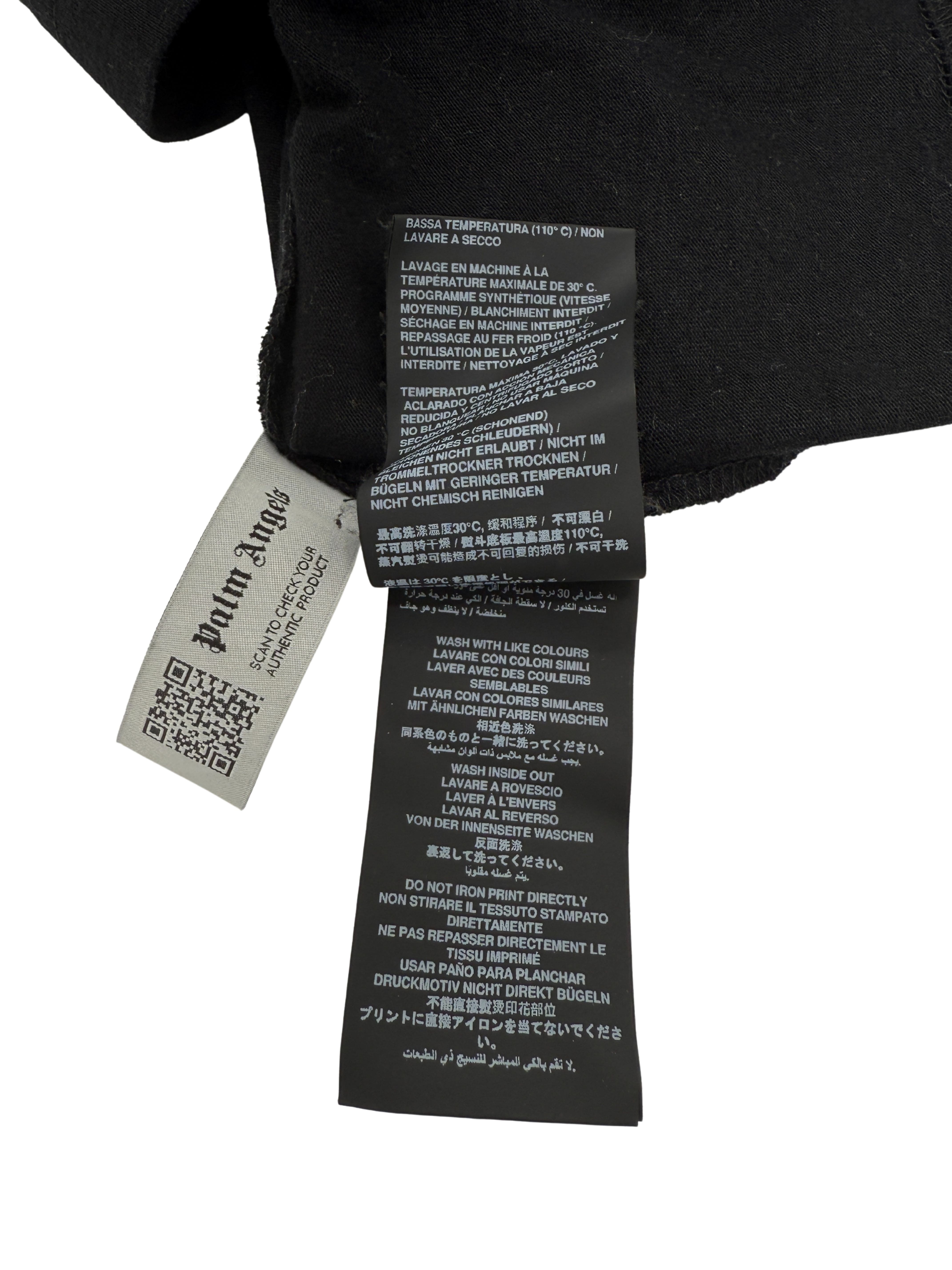Palm Angels Broken Shark T-Shirt - Black Palm Angels