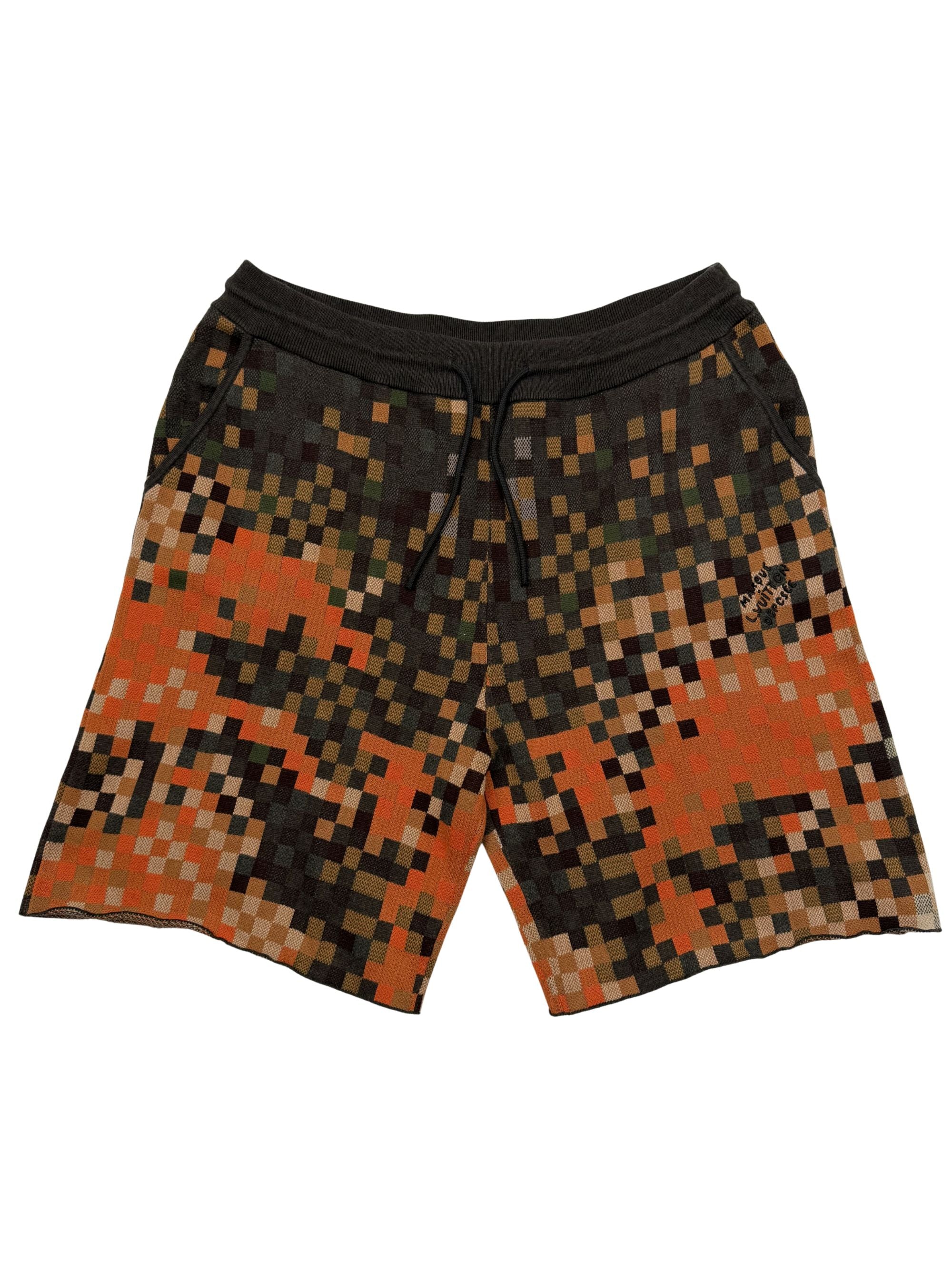 Louis Vuitton Damoflauge Jacquard Cotton Shorts Louis Vuitton