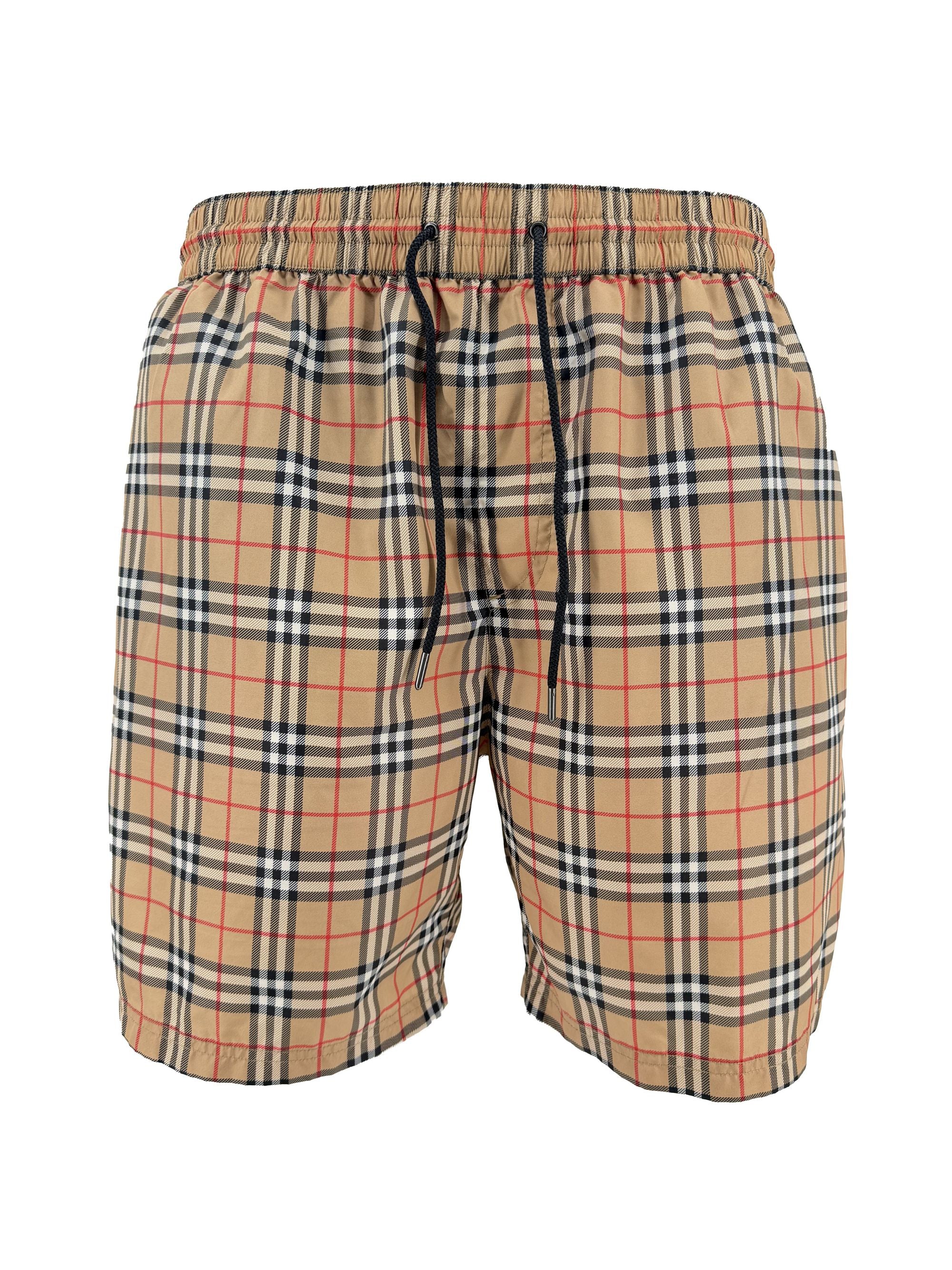 Burberry Check Swim Shorts - Beige Burberry