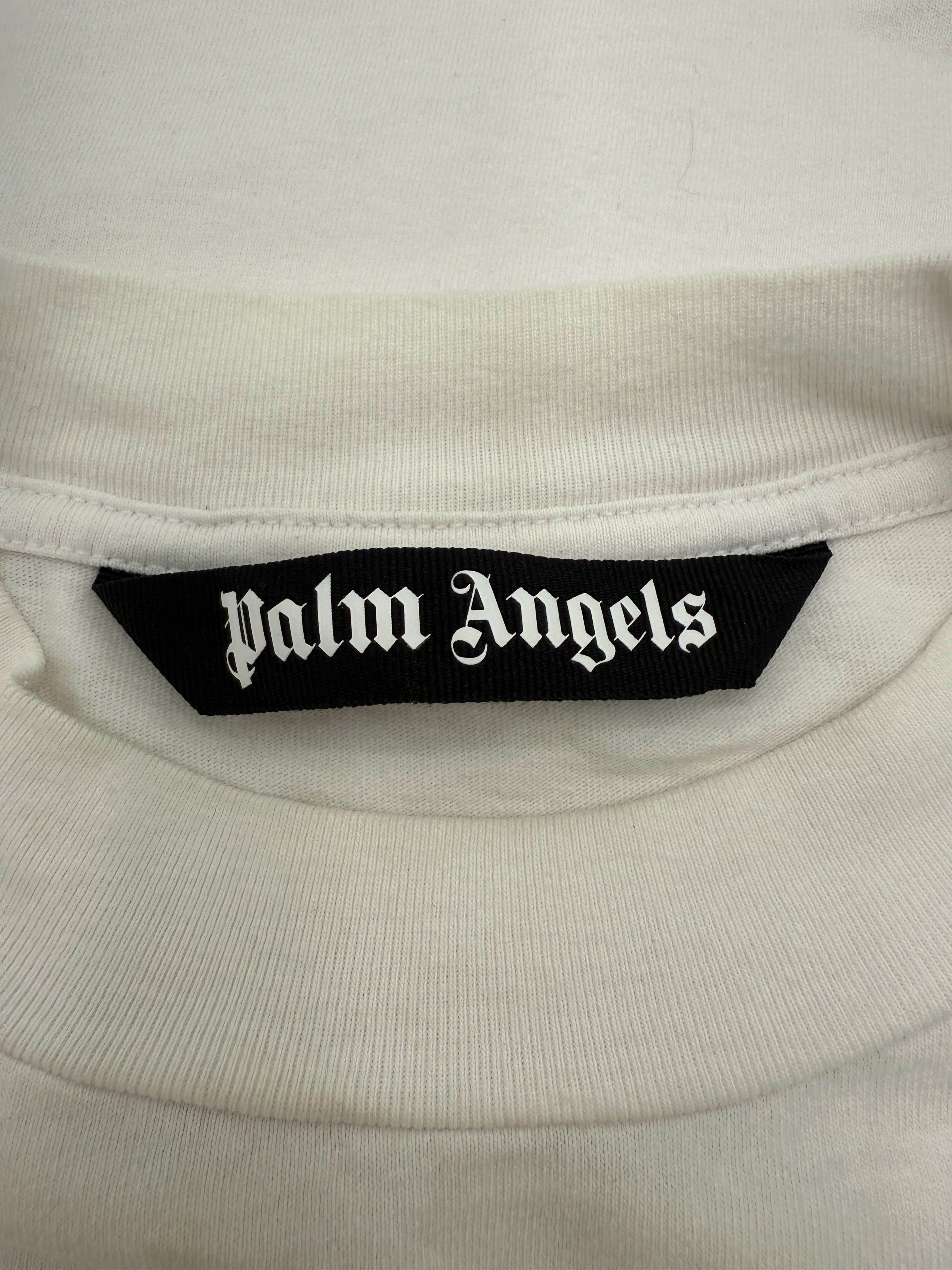 Palm Angels Crocodile T-Shirt - White Palm Angels