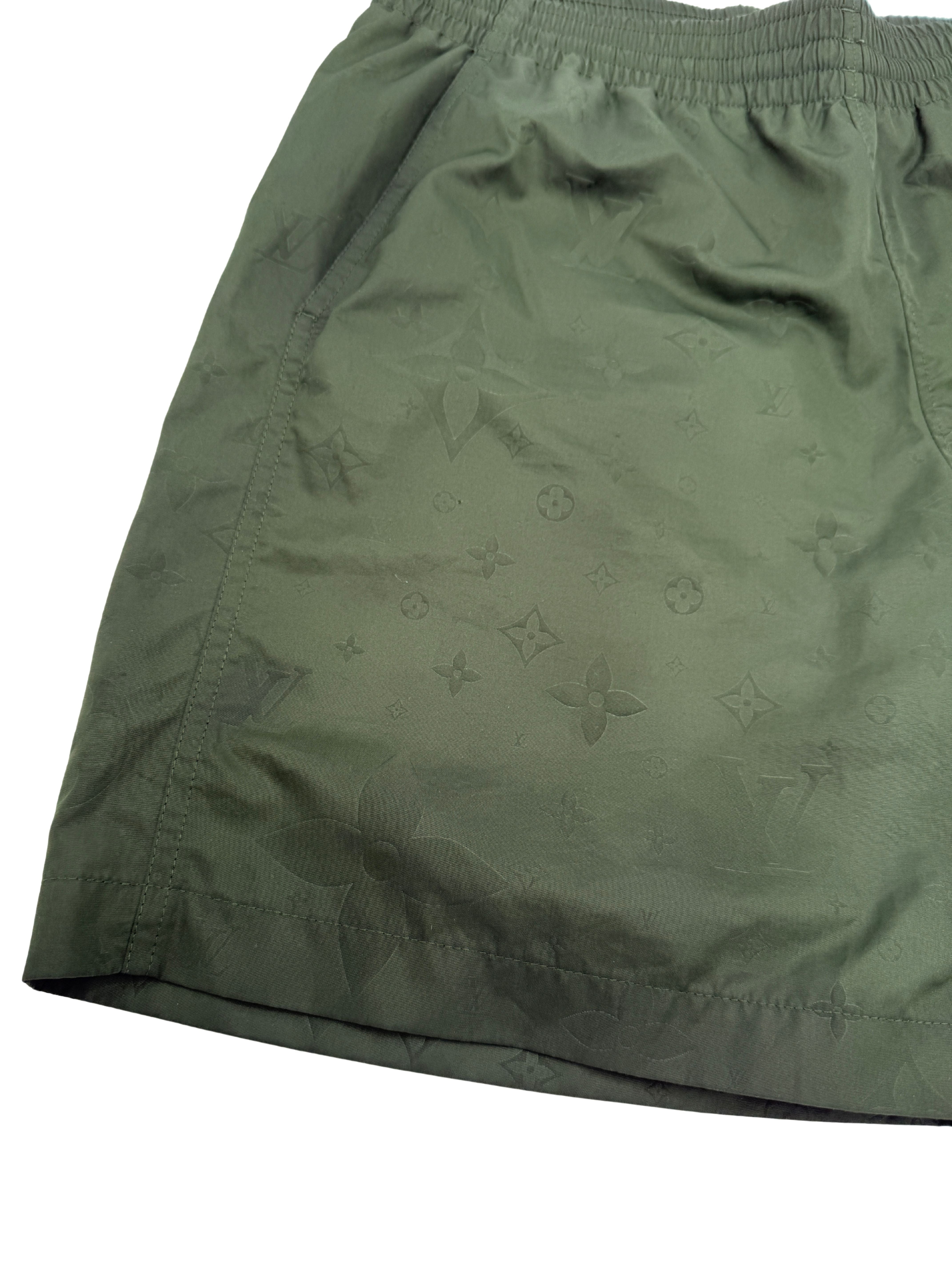 Louis Vuitton Monogram Signature Swim Shorts - Khaki Louis Vuitton