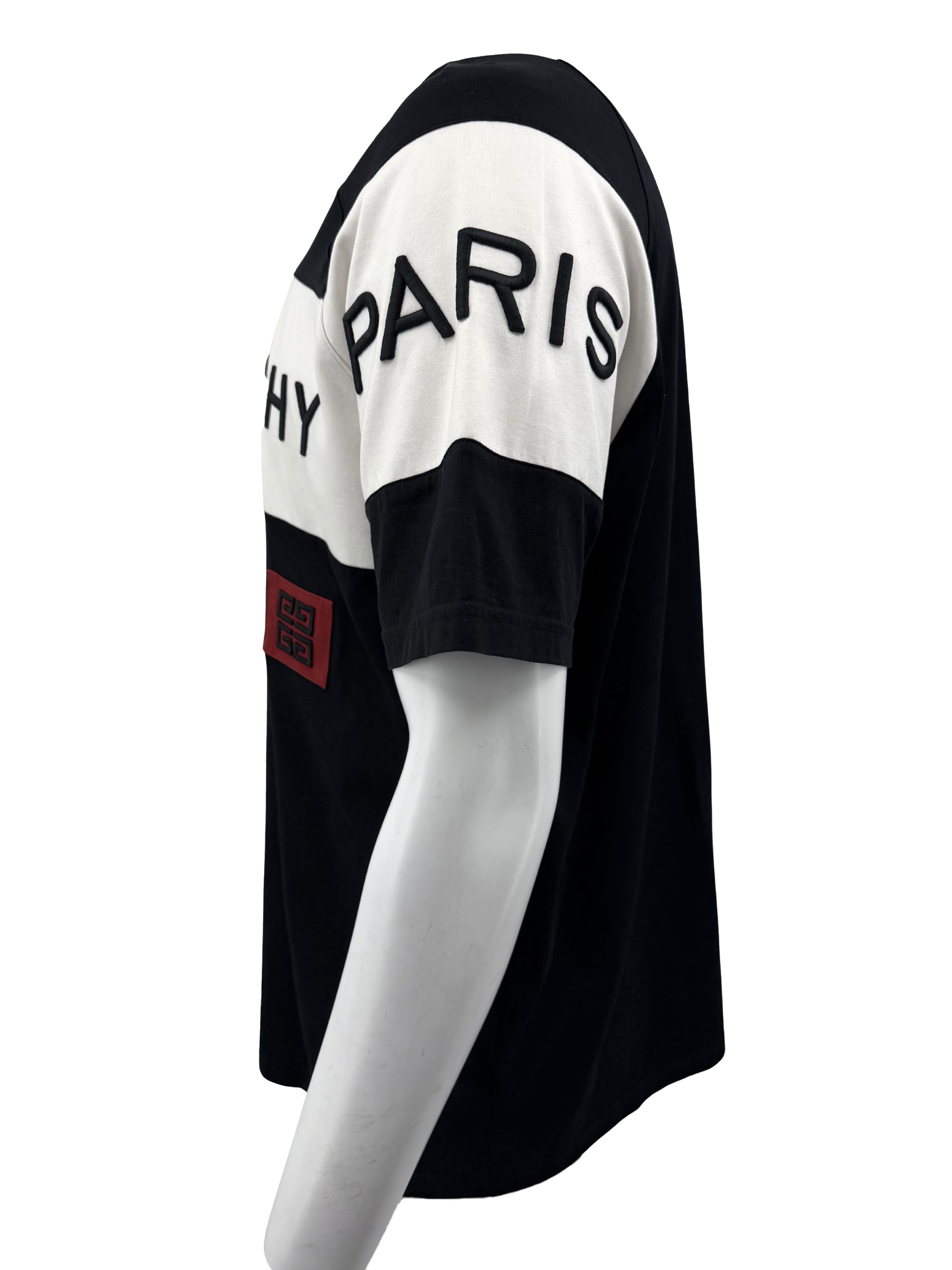 Givenchy Paris Wrap Logo T-Shirt - Black Givenchy