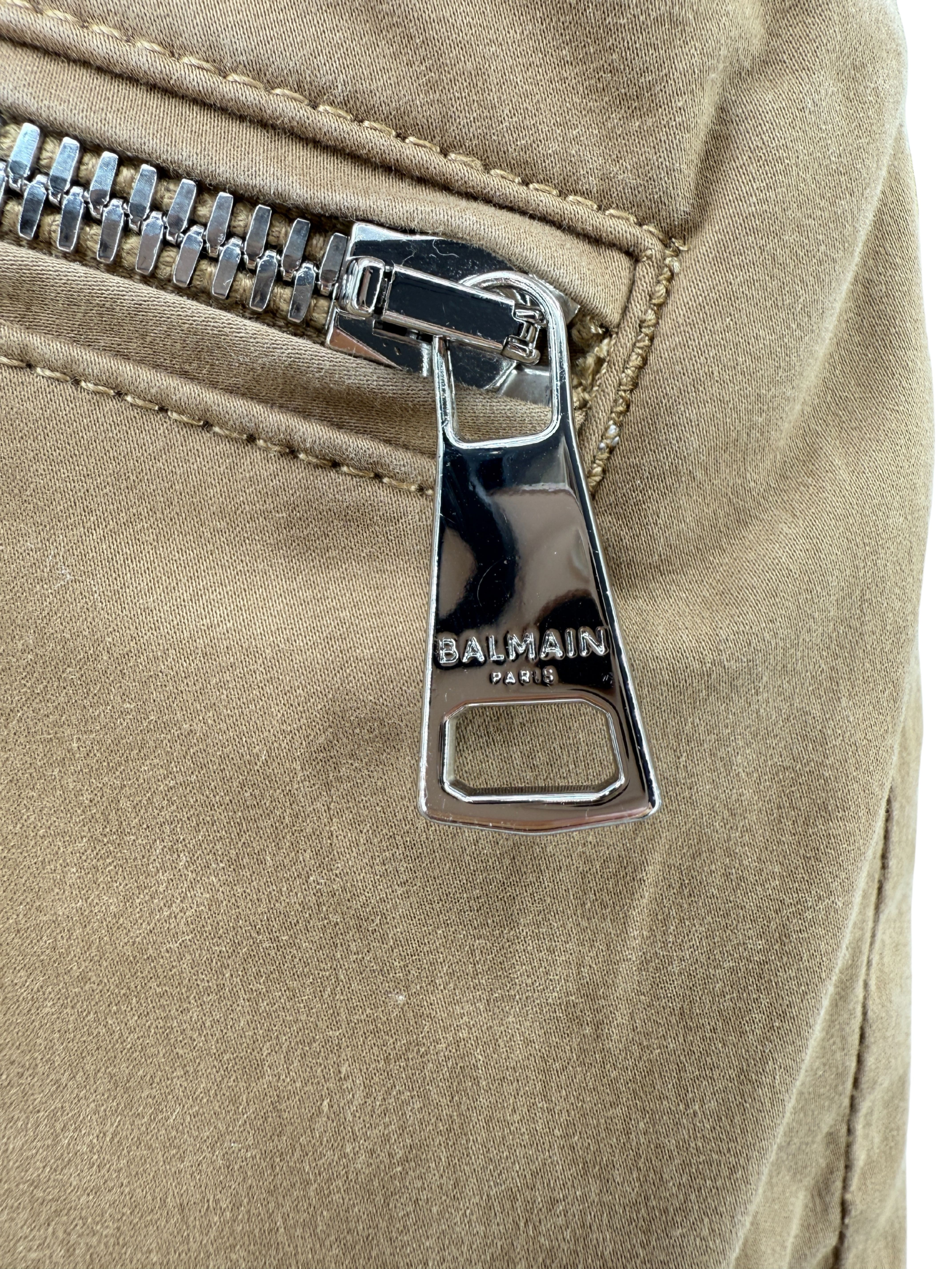 Balmain Biker Chinos - Brown