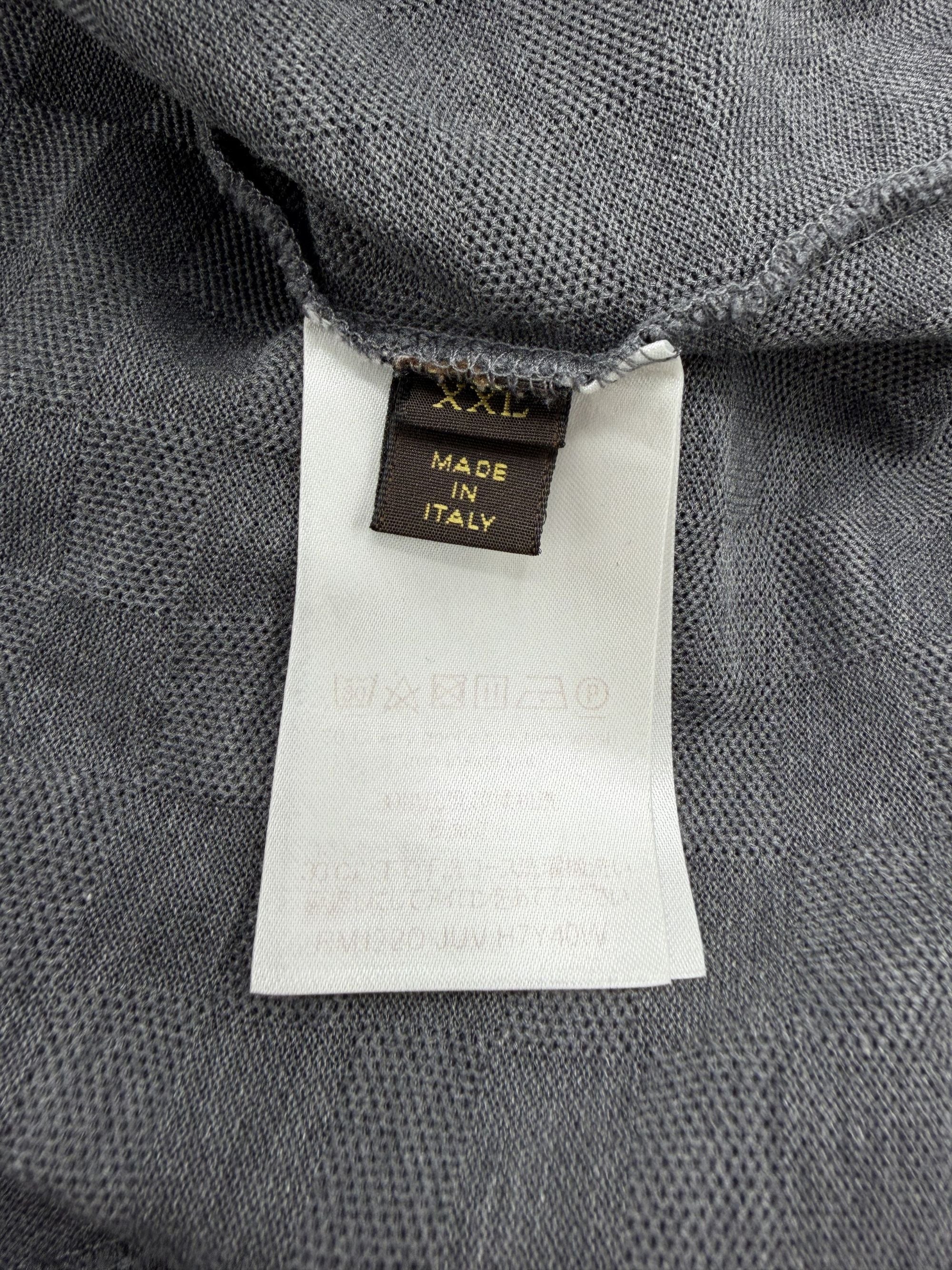 Louis Vuitton Damier Pocket Detail Polo - Grey Louis Vuitton