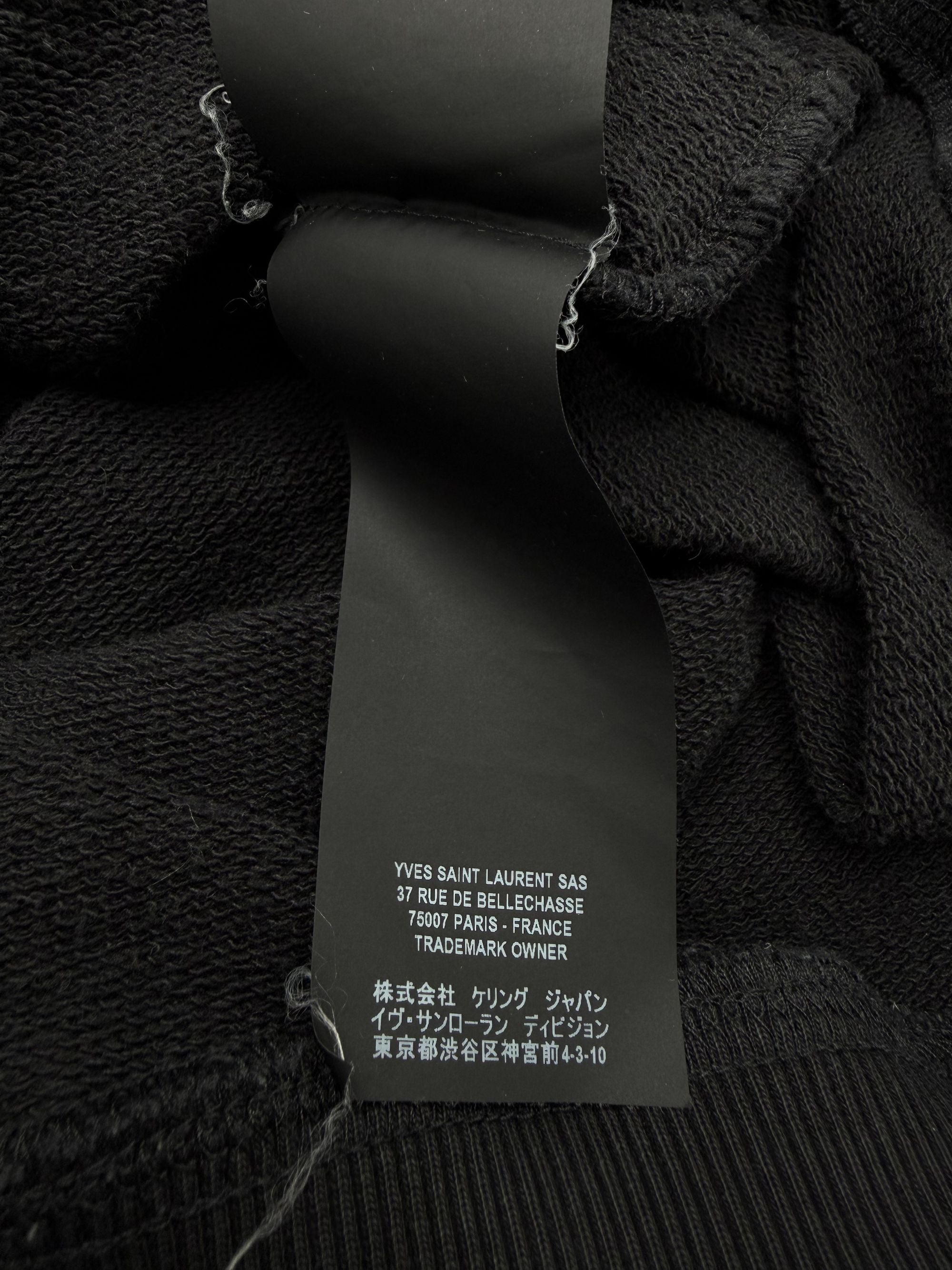 Saint Laurent Rive Gauche Hoodie - Black Yves Saint Laurent