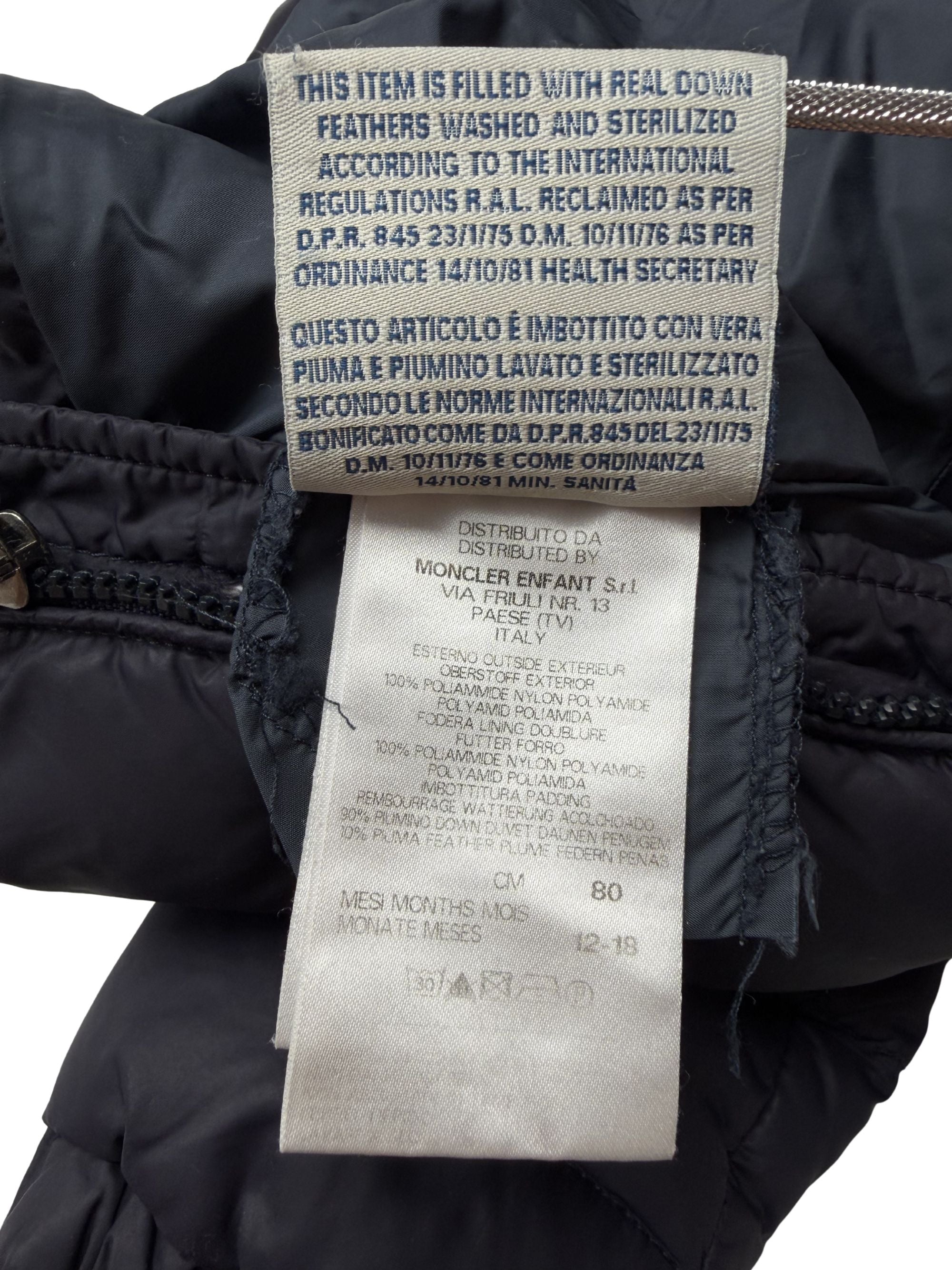 Moncler Infant Down Puffer Moncler