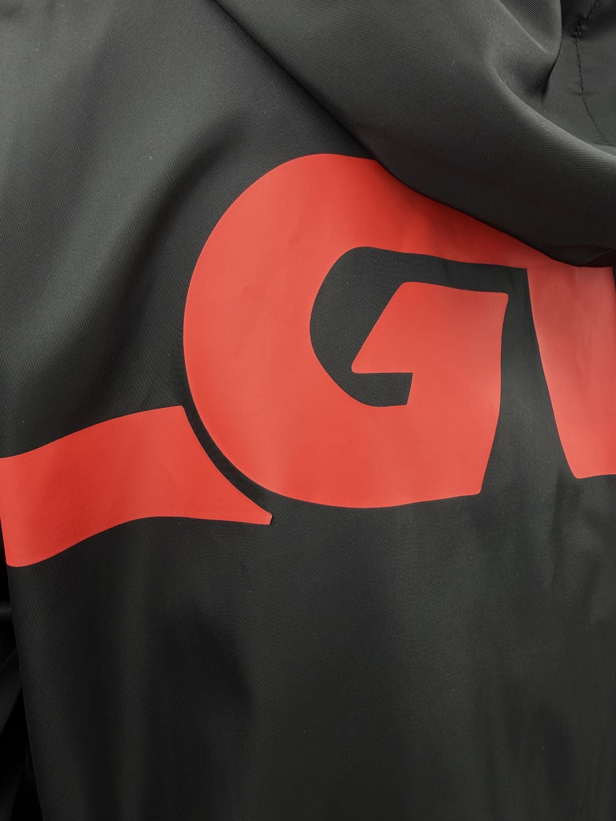 Givenchy Stripe GV Windbreaker Jacket - Black Givenchy
