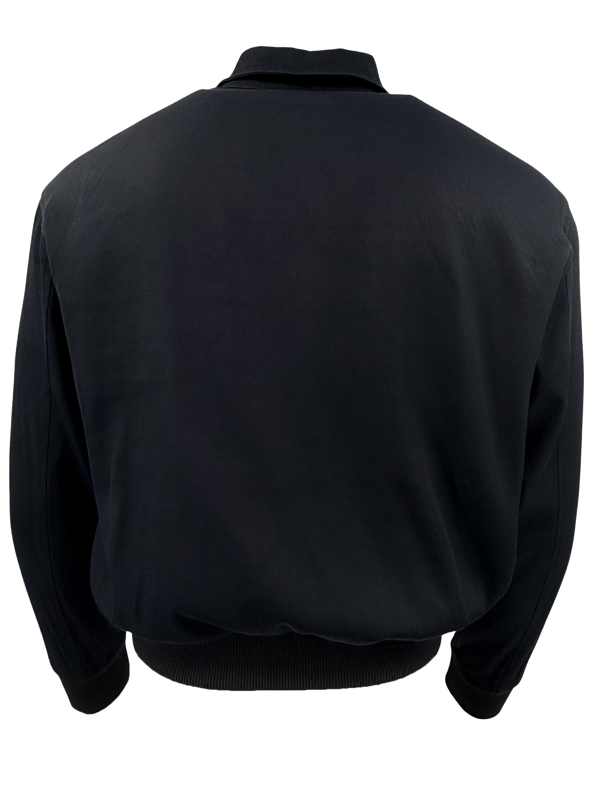 Celine Logo-Embroidered Blouson Jacket - Black Celine