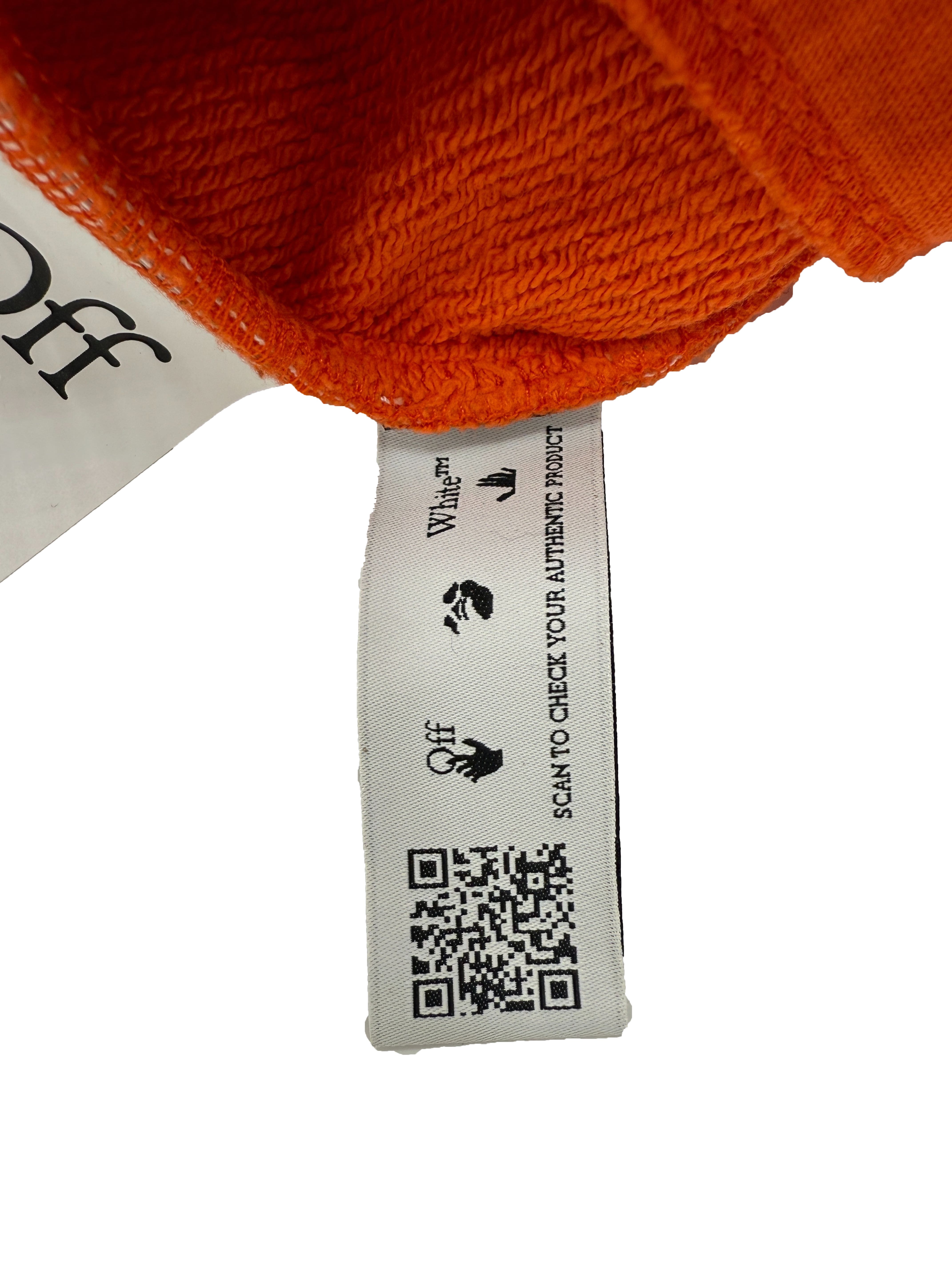 Off-White Arrows Cotton Shorts - Orange Off-White