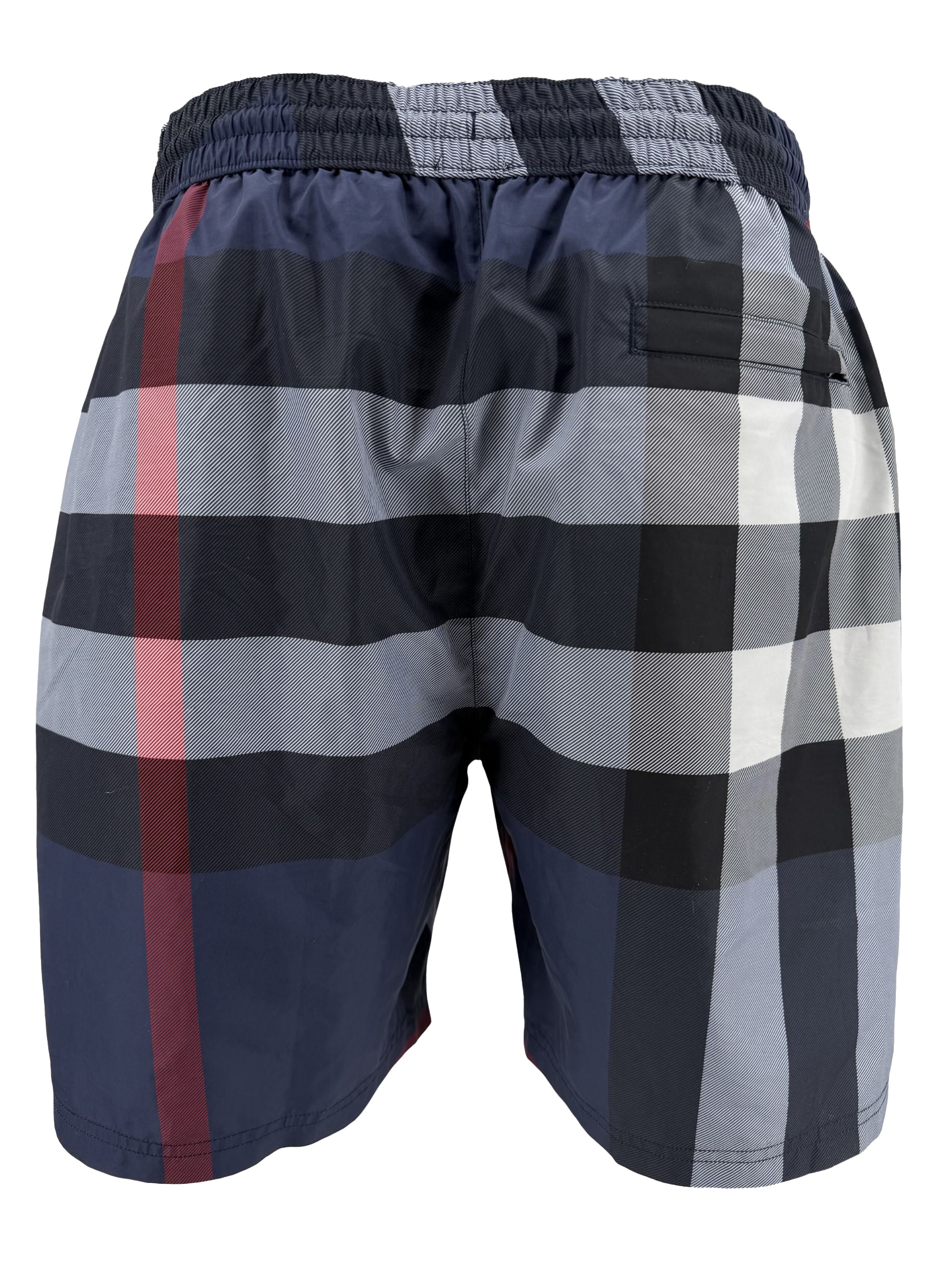 Burberry Check Swim Shorts - Navy Burberry
