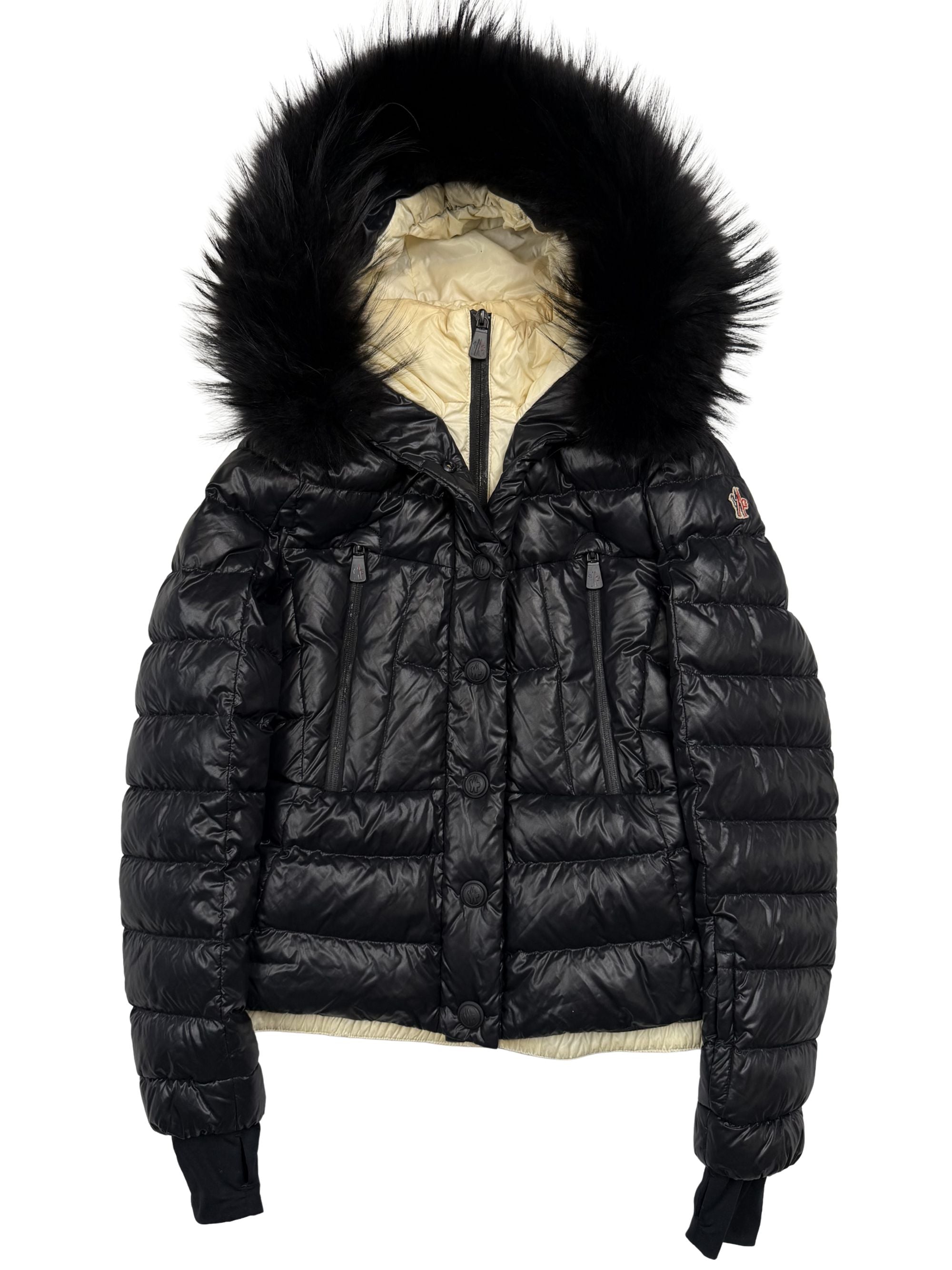 Moncler Grenoble Beverhill Fur Down Jacket - Black Moncler
