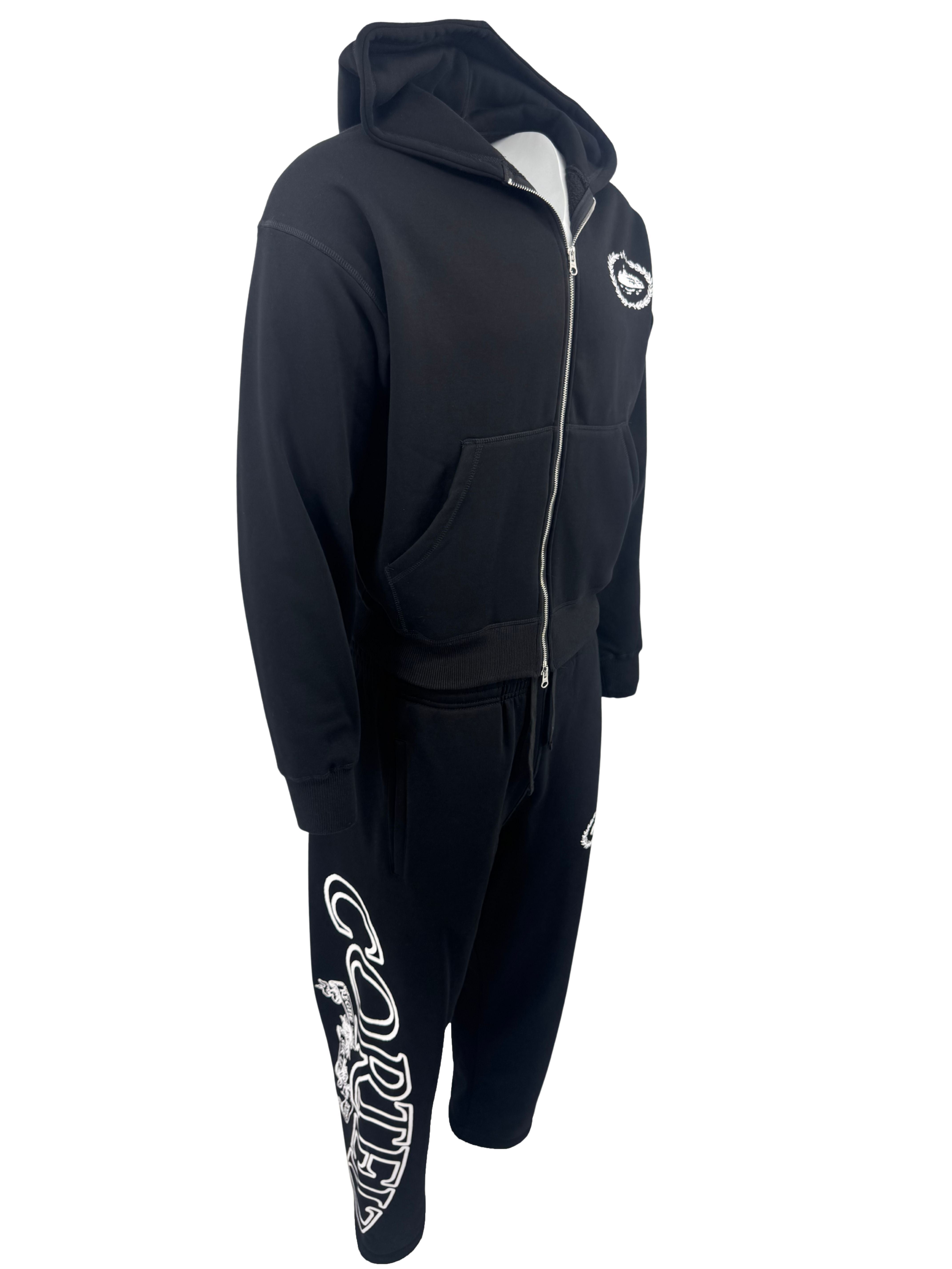 Corteiz Superior Royale Straight Leg Tracksuit - Black (Unused)