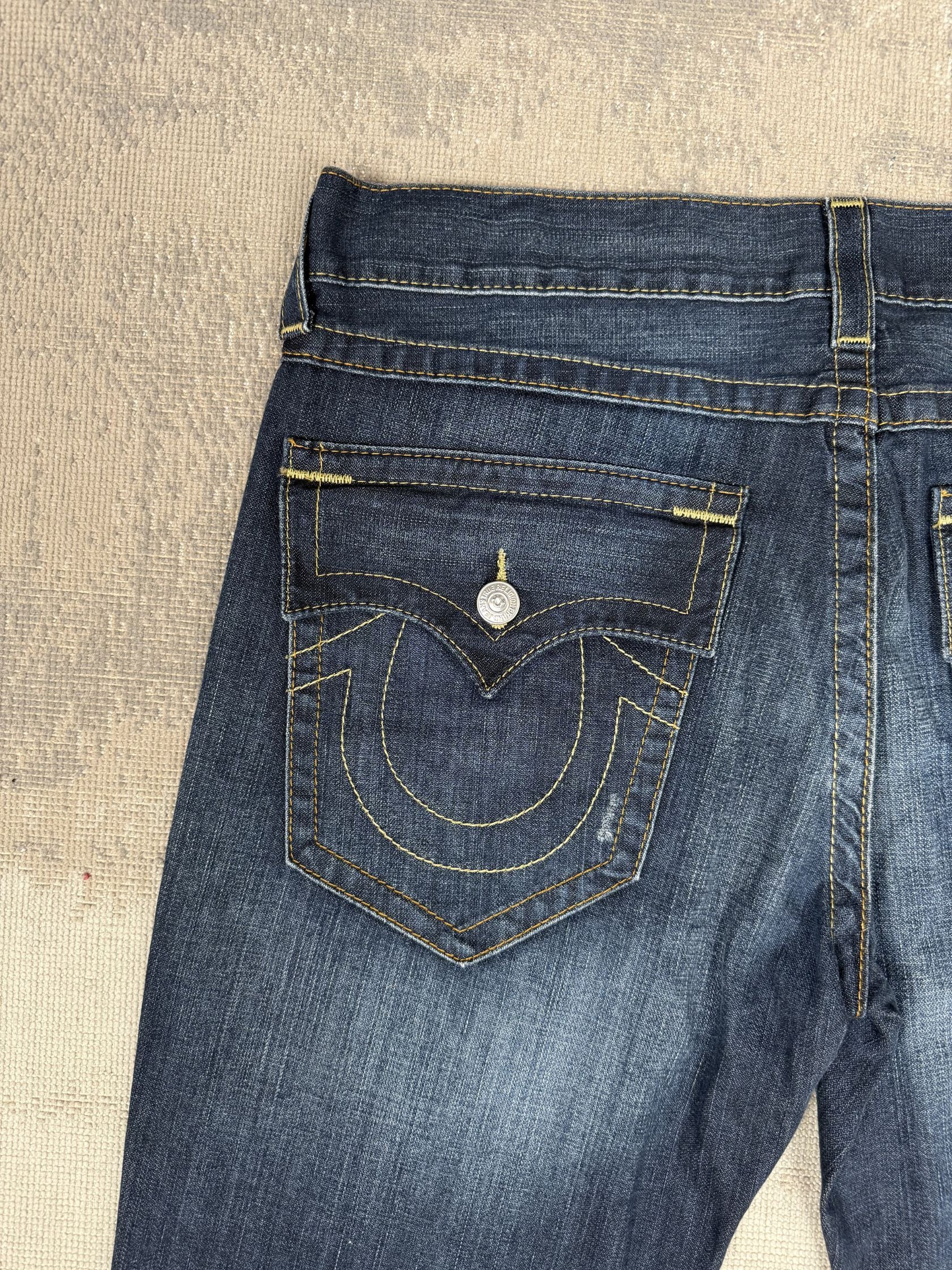 True Religion Horseshoe Big T Slim Jeans - Dark Denim True Religion