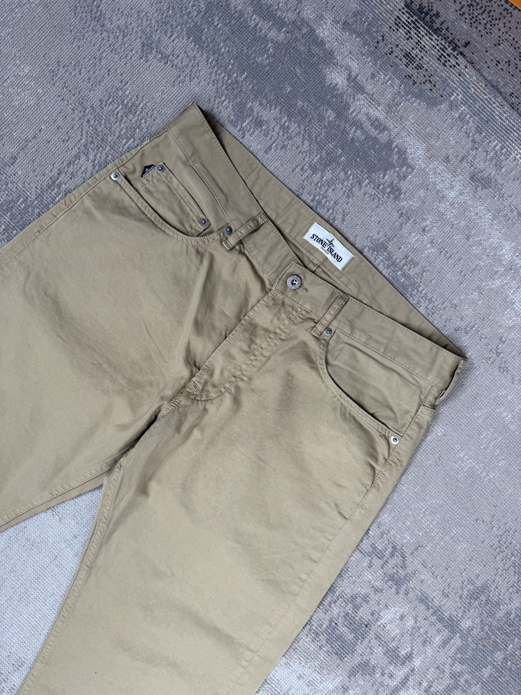 Stone Island Re-T Chinos - Tan Stone Island