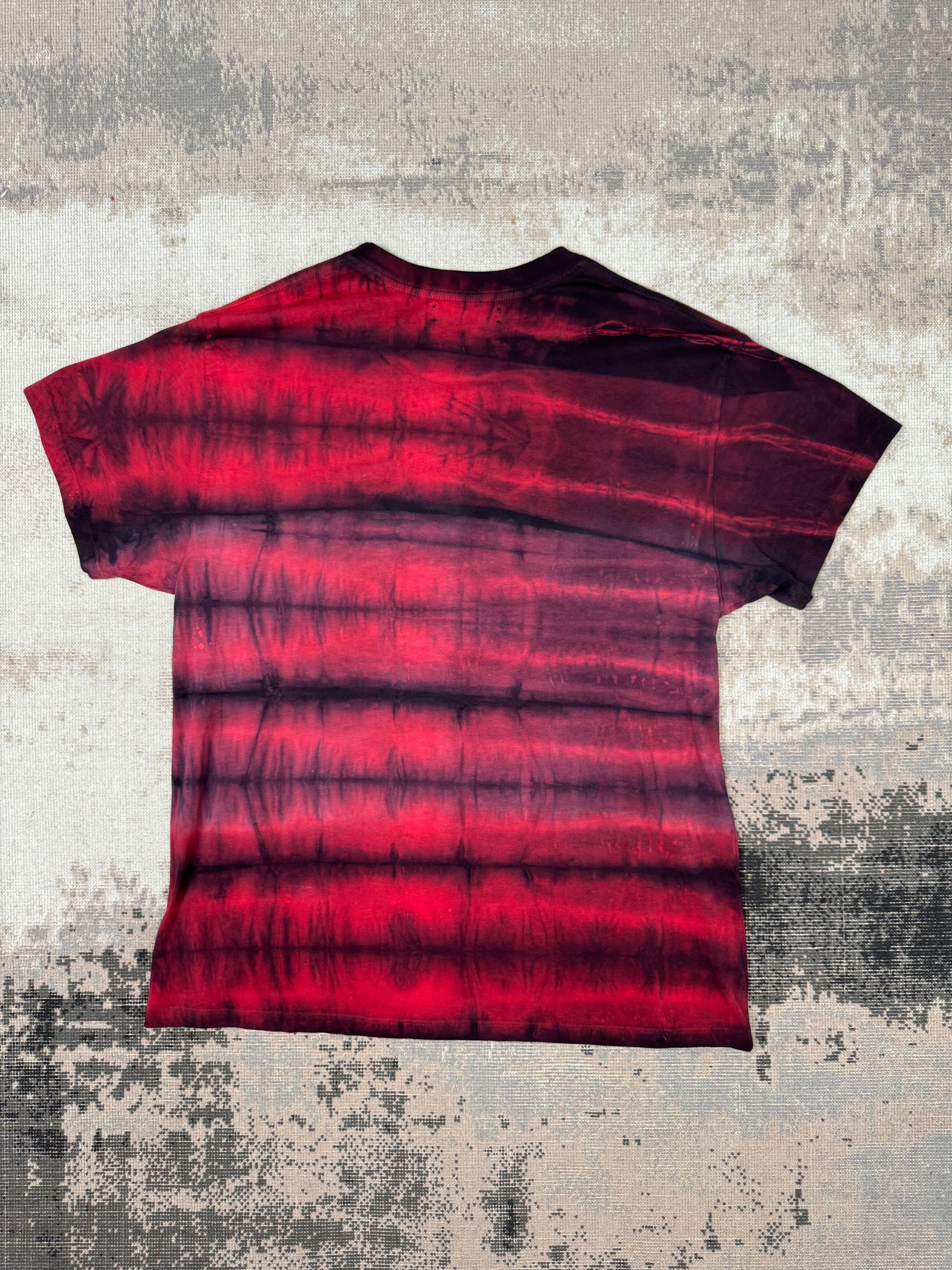 Amiri Logo Tie Dye T-Shirt - Red