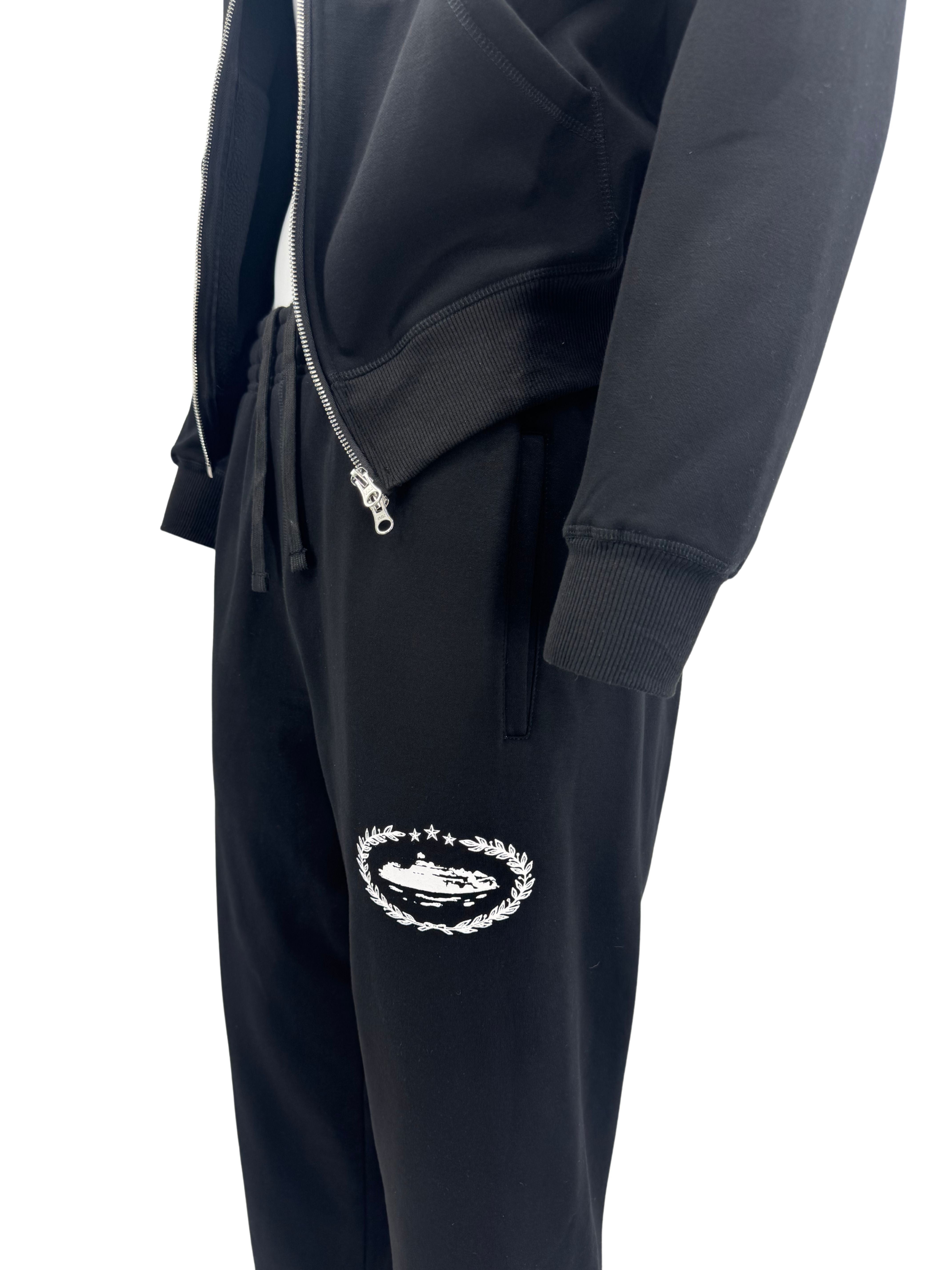Corteiz Superior Royale Straight Leg Tracksuit - Black (Unused)