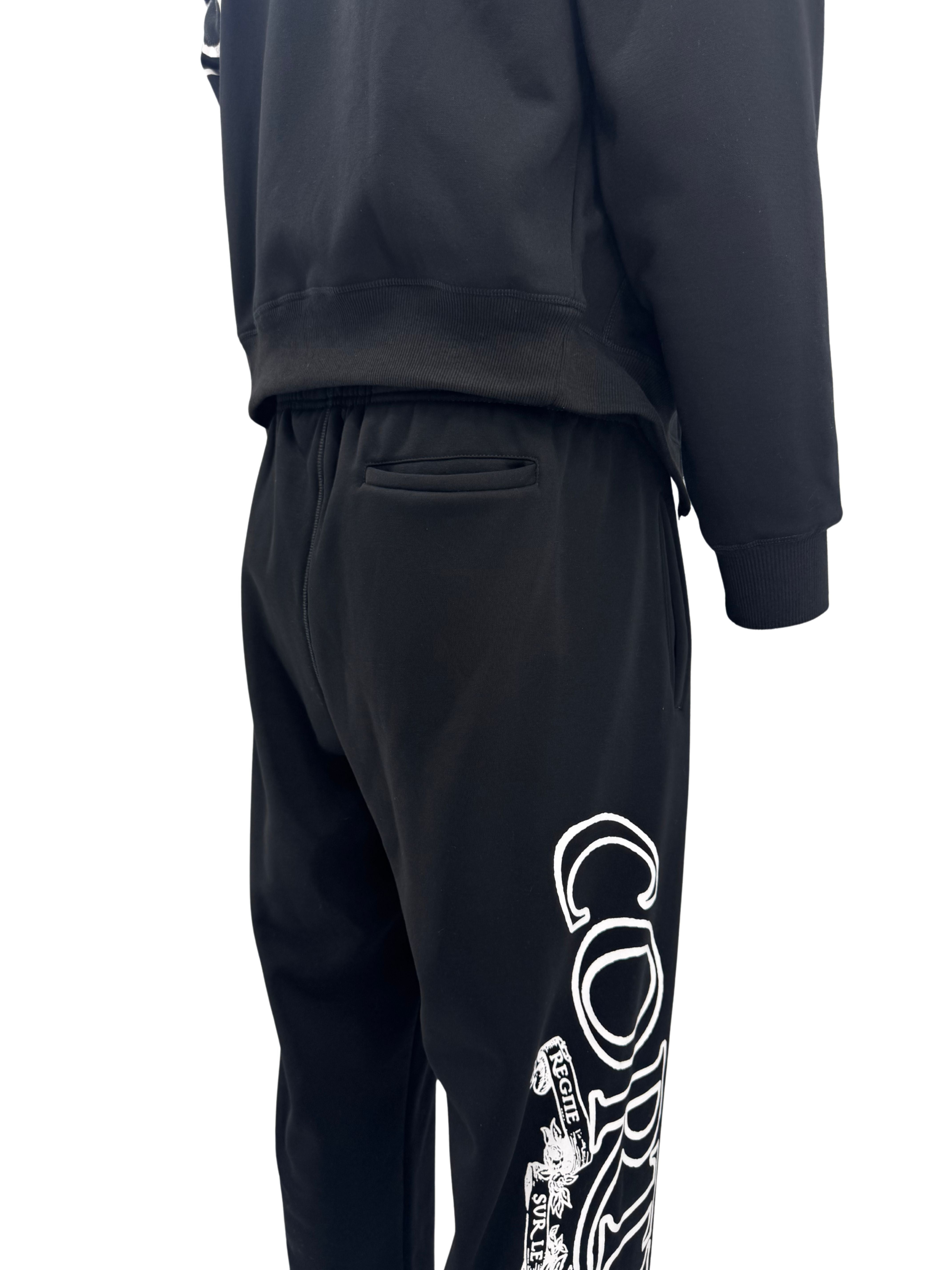 Corteiz Superior Royale Straight Leg Tracksuit - Black (Unused)