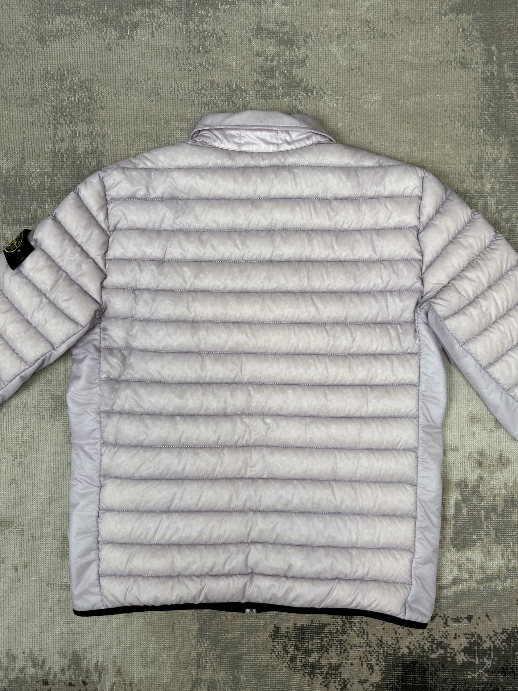 Store Island Bio-Based Ripstop Nylon Down Quilted Overshirt - Lilac Stone Island