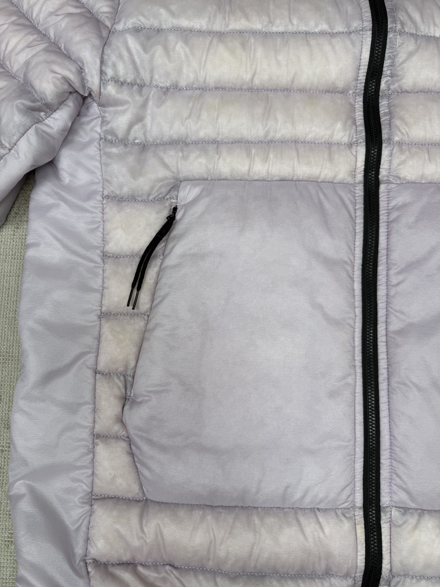 Store Island Bio-Based Ripstop Nylon Down Quilted Overshirt - Lilac Stone Island