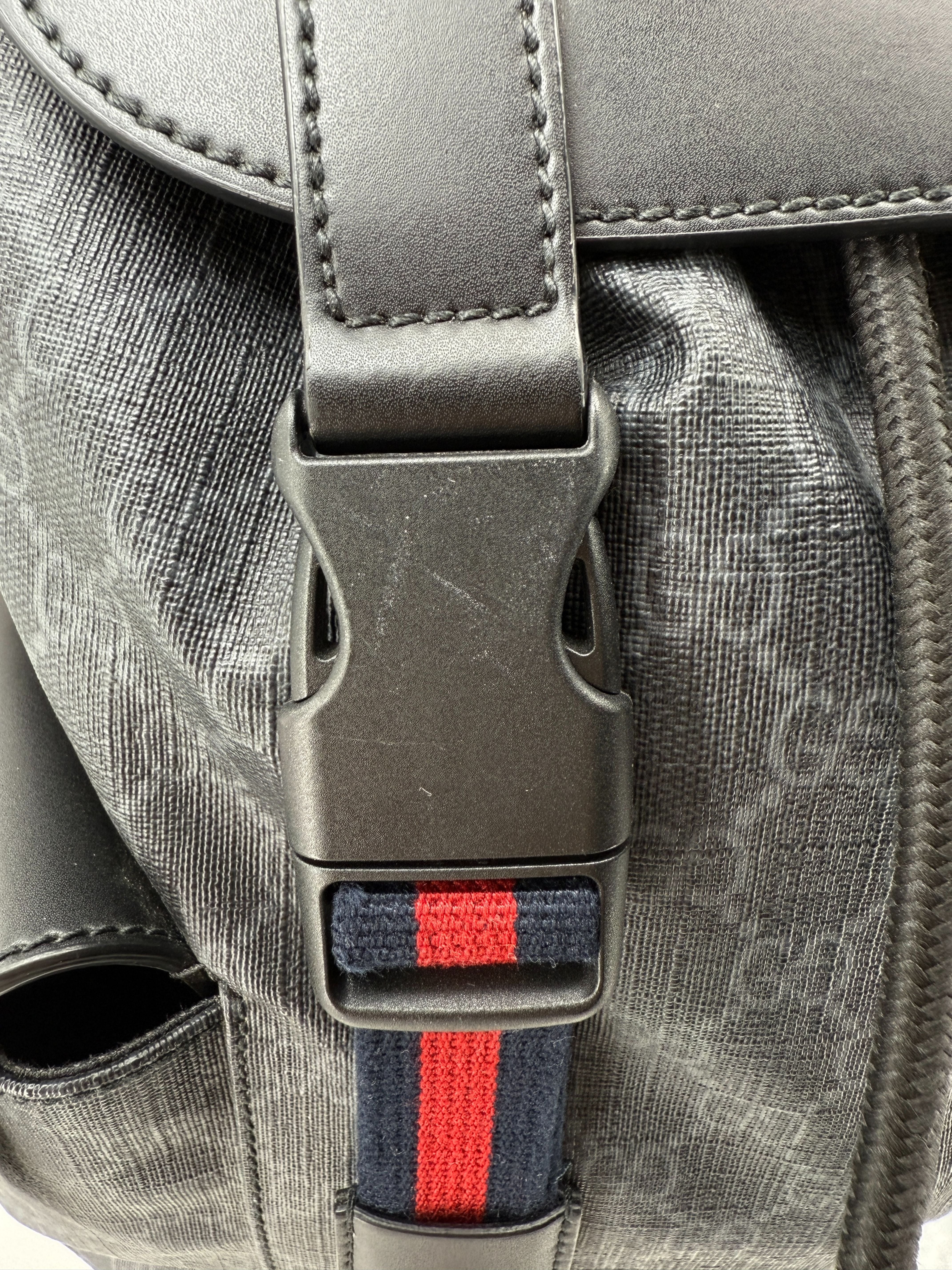 Gucci GG Supreme Backpack - Black Gucci