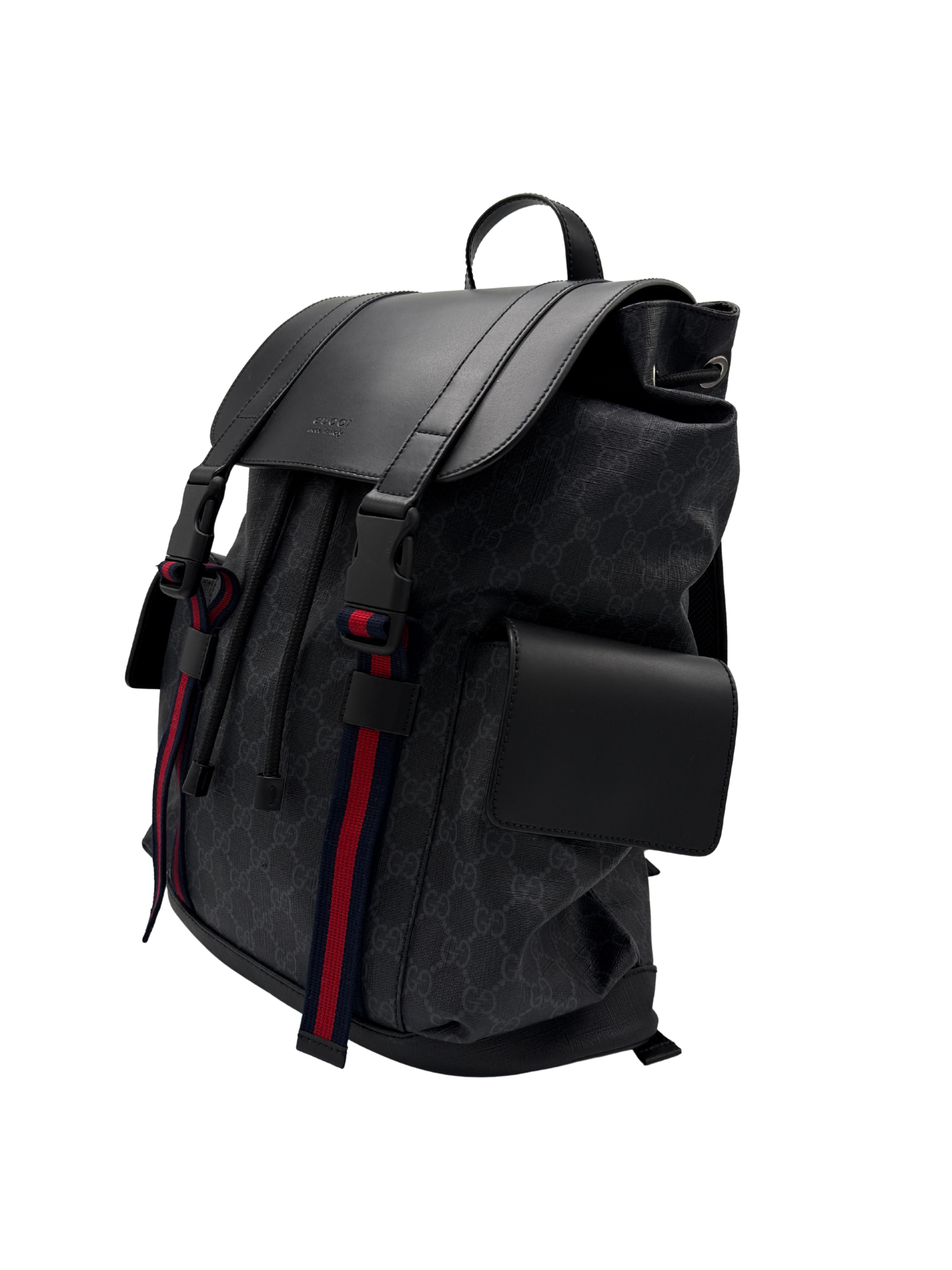 Gucci GG Supreme Backpack - Black Gucci