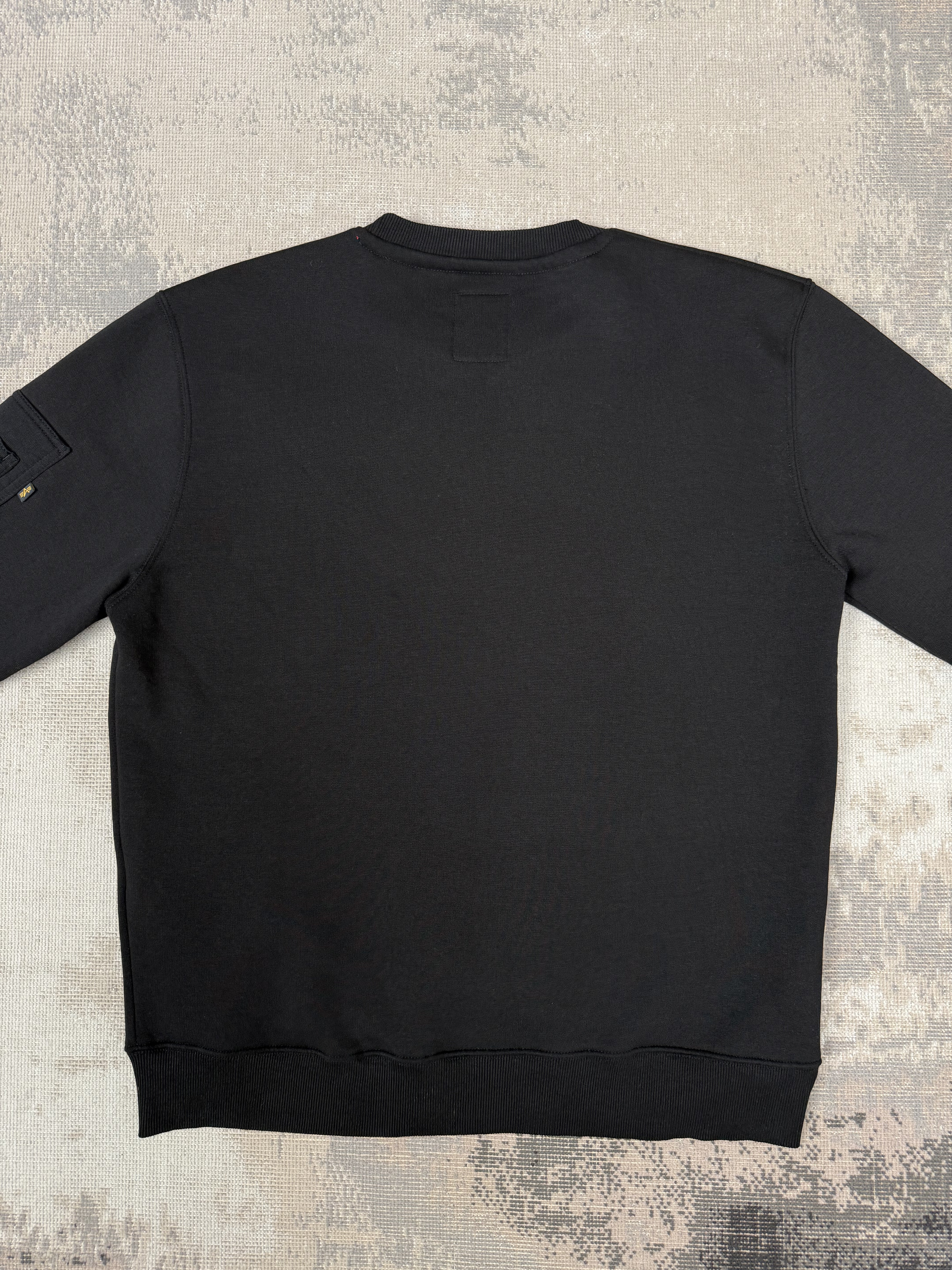 Alpha Industries NASA Reflective Sweatshirt - Black Alpha Industries