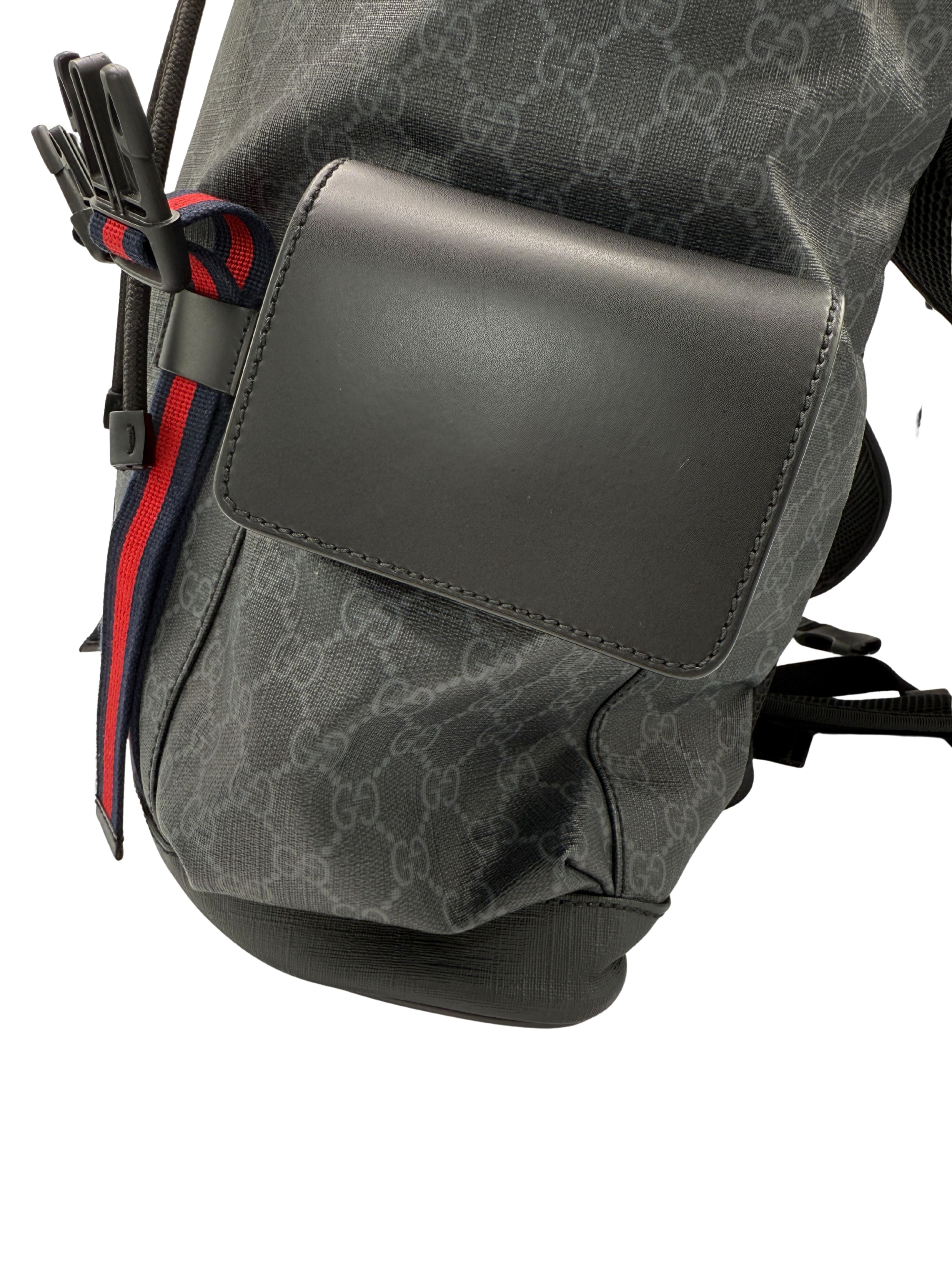 Gucci GG Supreme Backpack - Black Gucci
