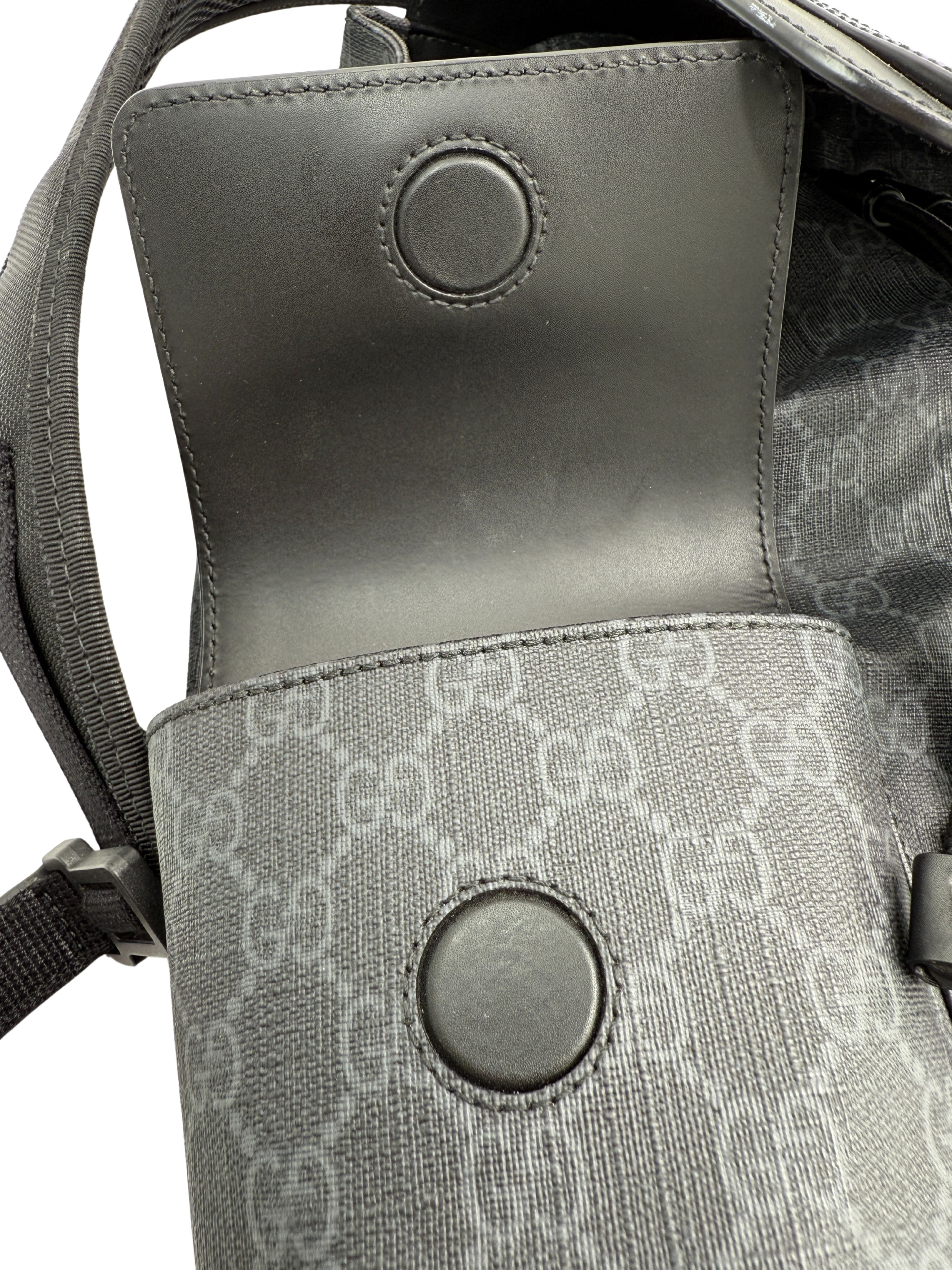 Gucci GG Supreme Backpack - Black Gucci
