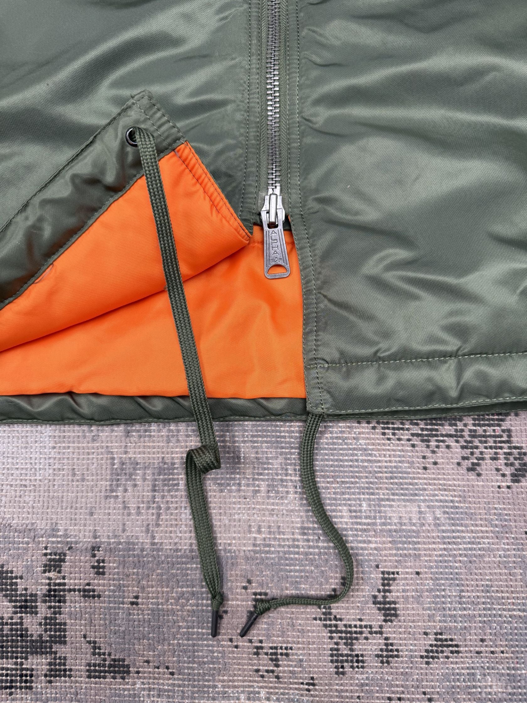 Alpha Industries MA-1 VF 59 Long Flight Jacket - Sage Green Alpha Industries