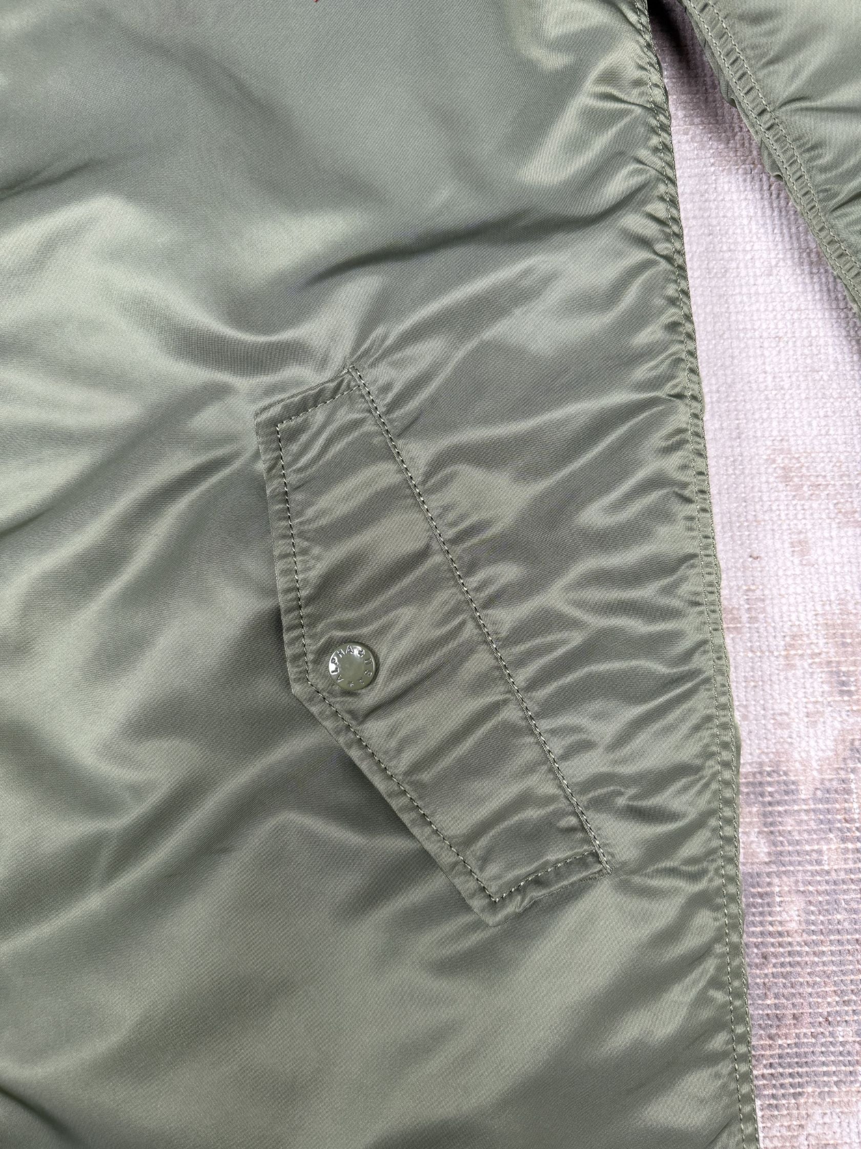Alpha Industries MA-1 VF 59 Long Flight Jacket - Sage Green Alpha Industries
