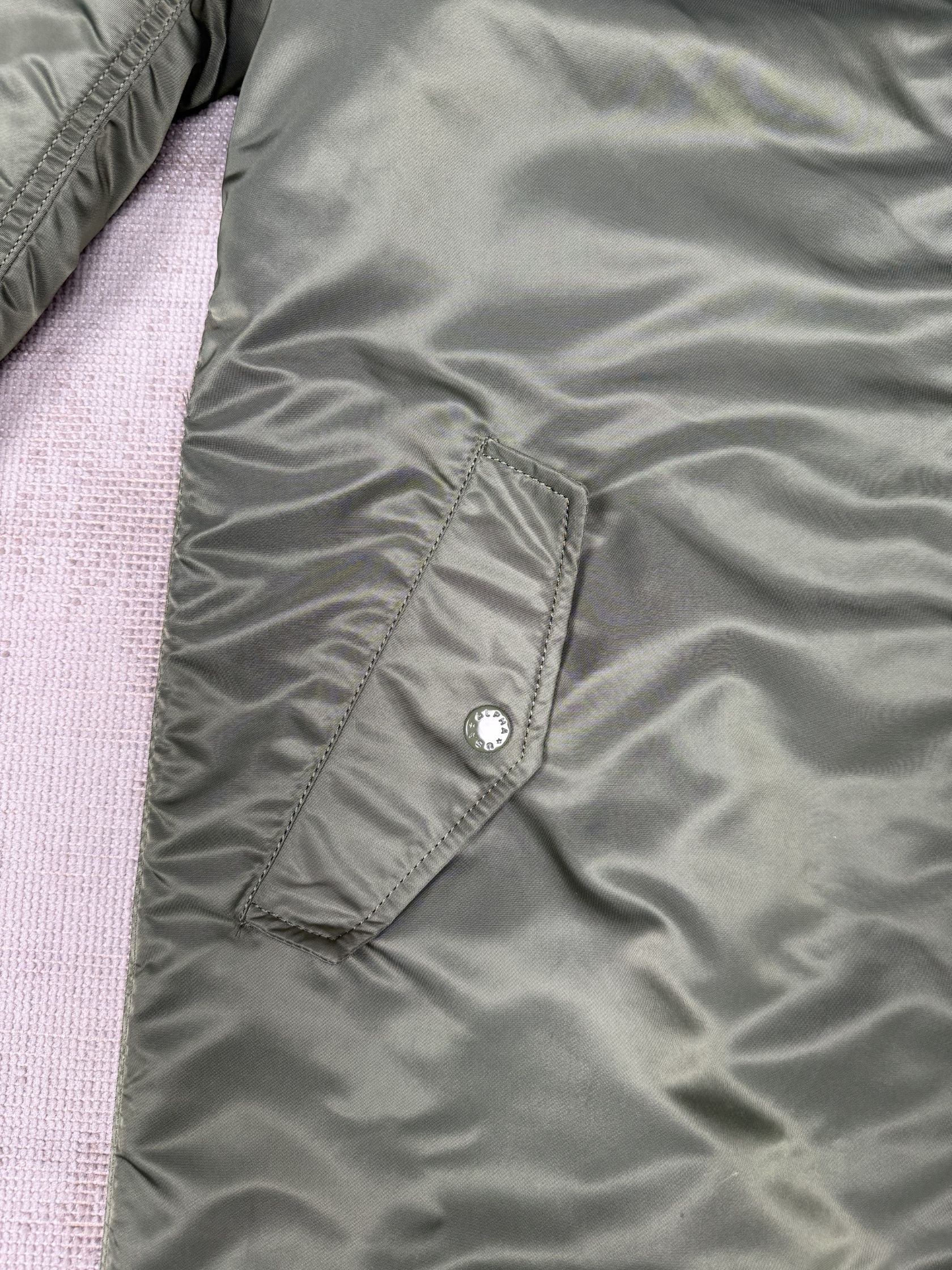 Alpha Industries MA-1 VF 59 Long Flight Jacket - Sage Green Alpha Industries