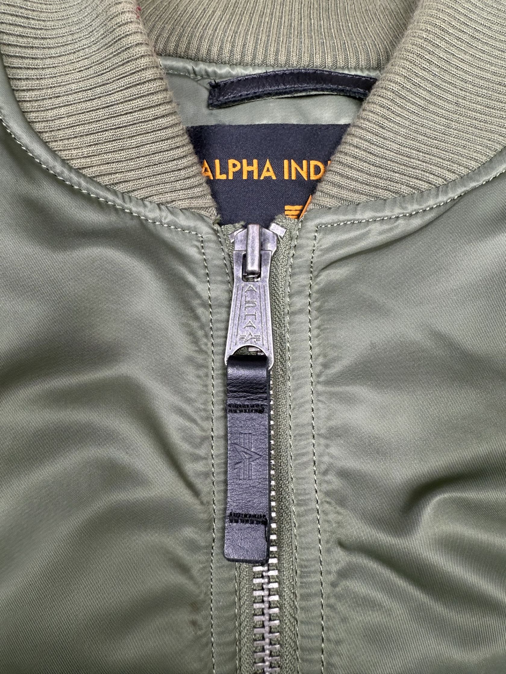 Alpha Industries MA-1 VF 59 Long Flight Jacket - Sage Green Alpha Industries