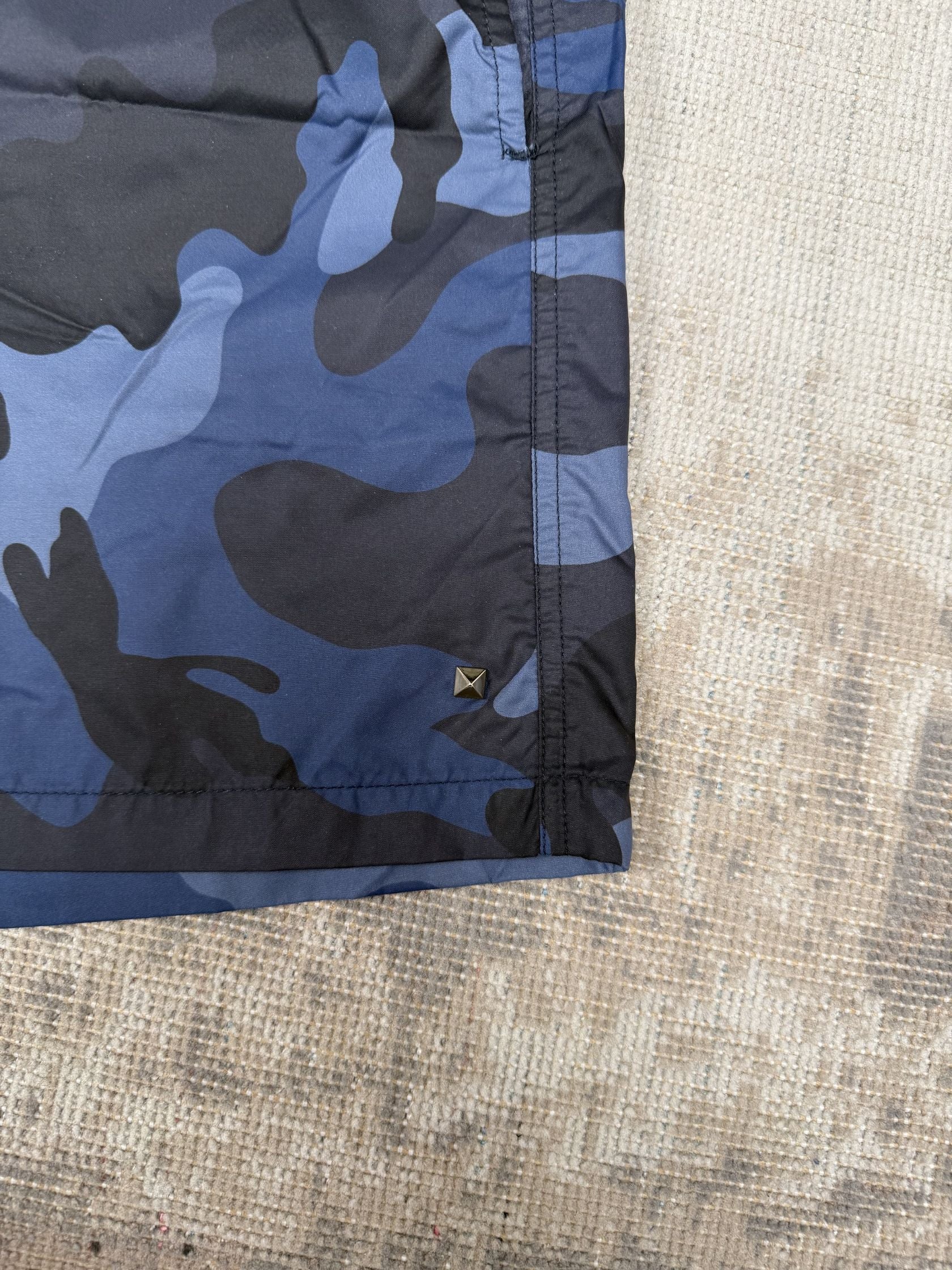 Valentino Camo Swim Shorts - Blue Valentino