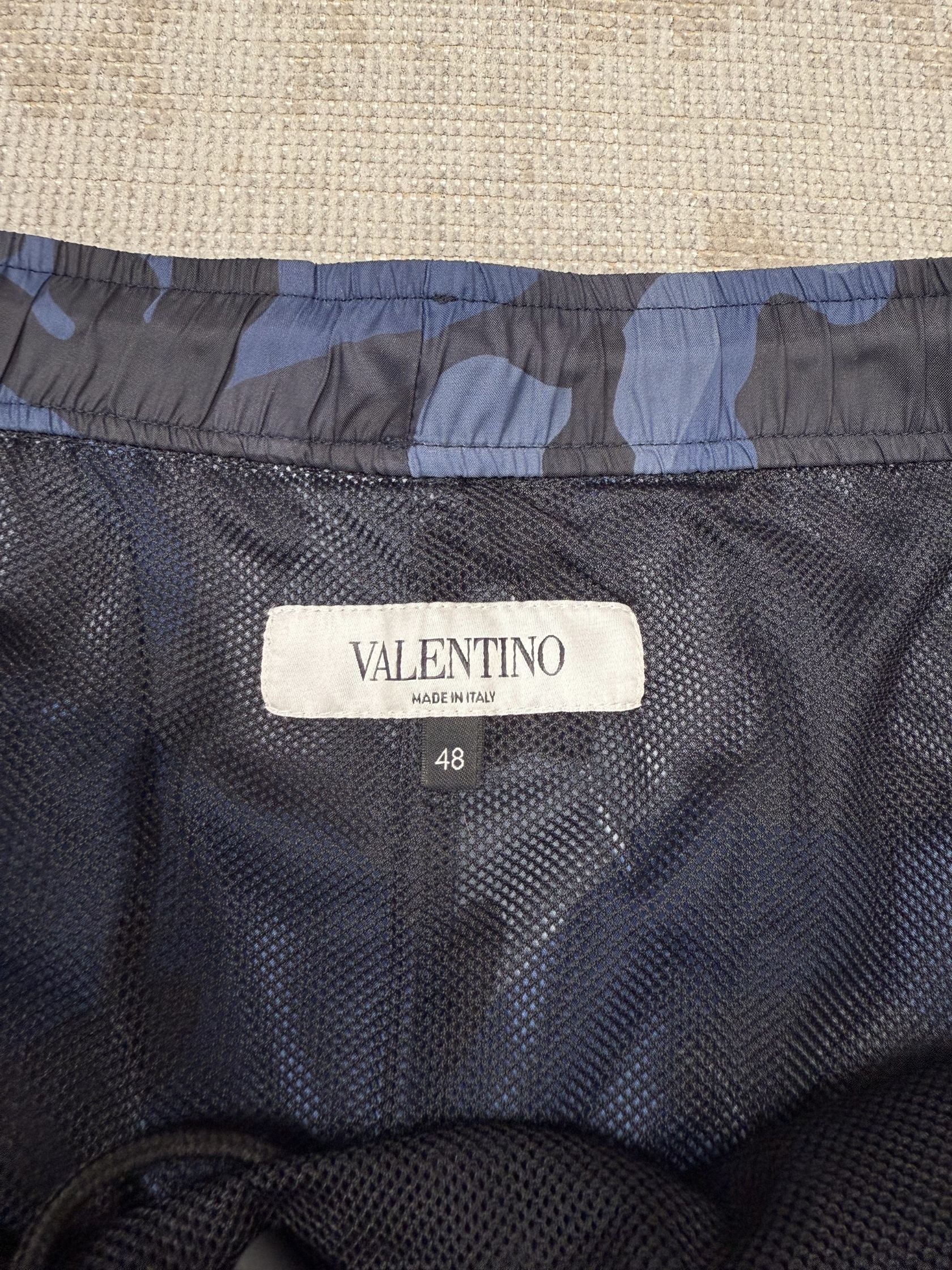 Valentino Camo Swim Shorts - Blue Valentino