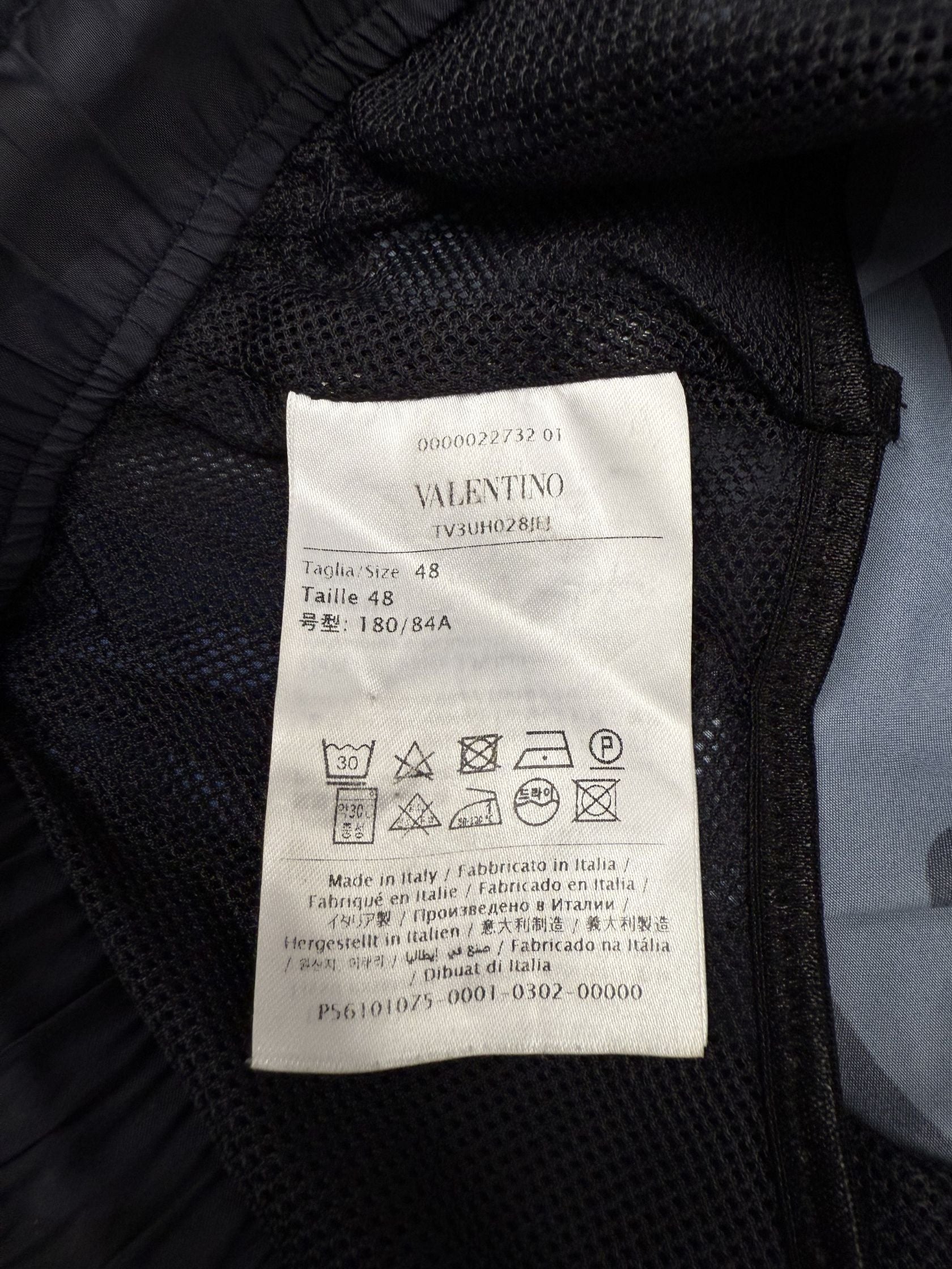 Valentino Camo Swim Shorts - Blue Valentino