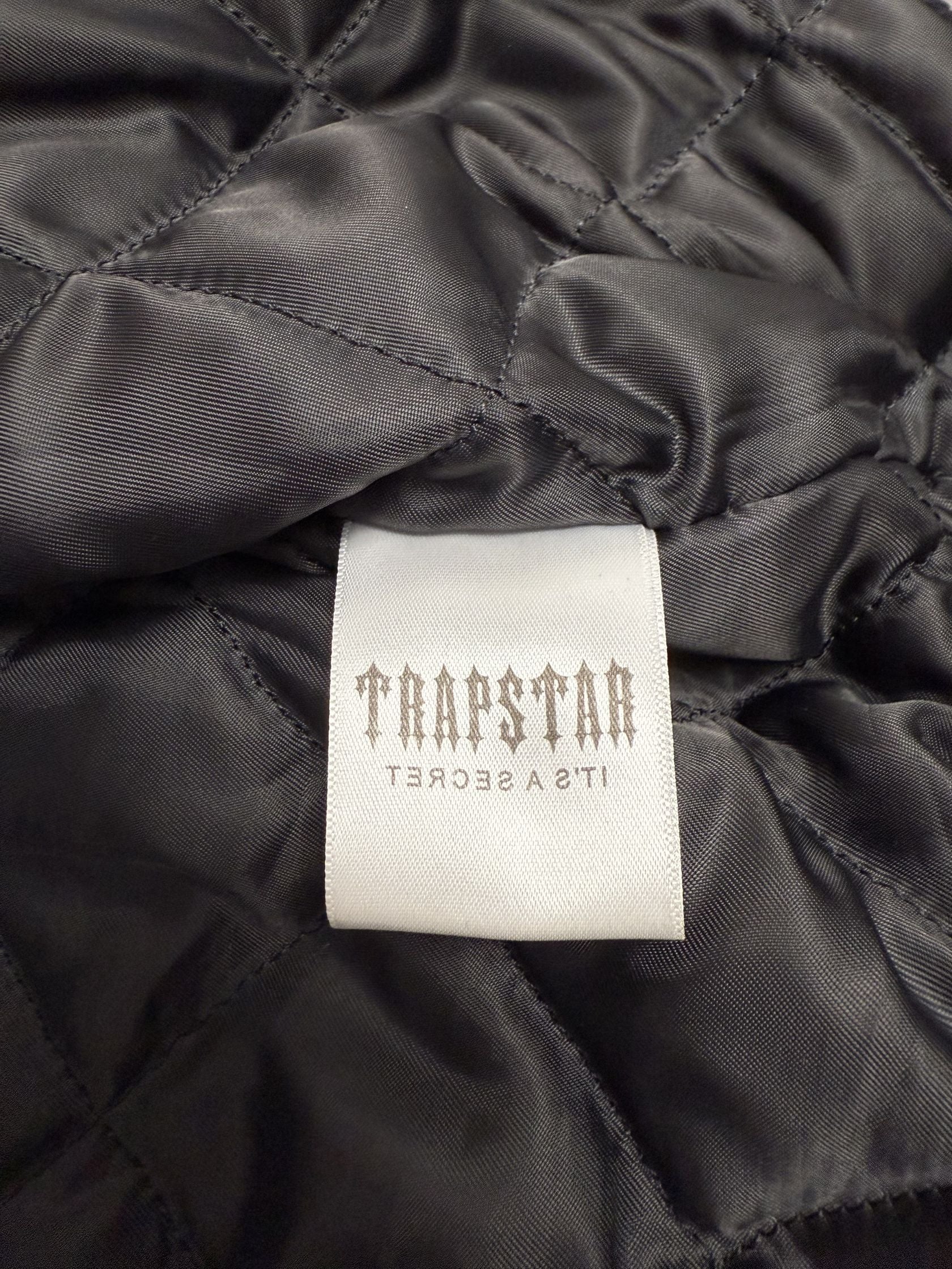 Trapstar Hyperdrive Varsity Jacket - Black Trapstar