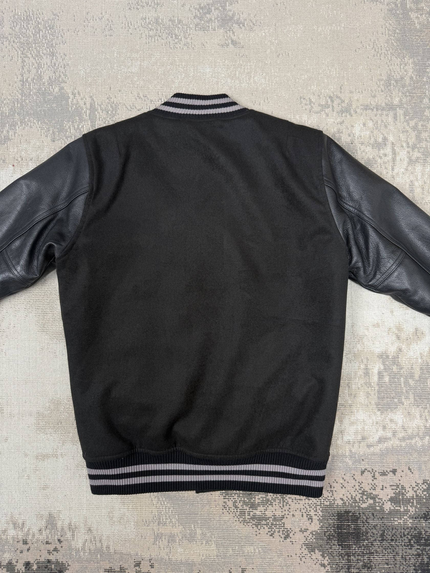 Trapstar Hyperdrive Varsity Jacket - Black Trapstar