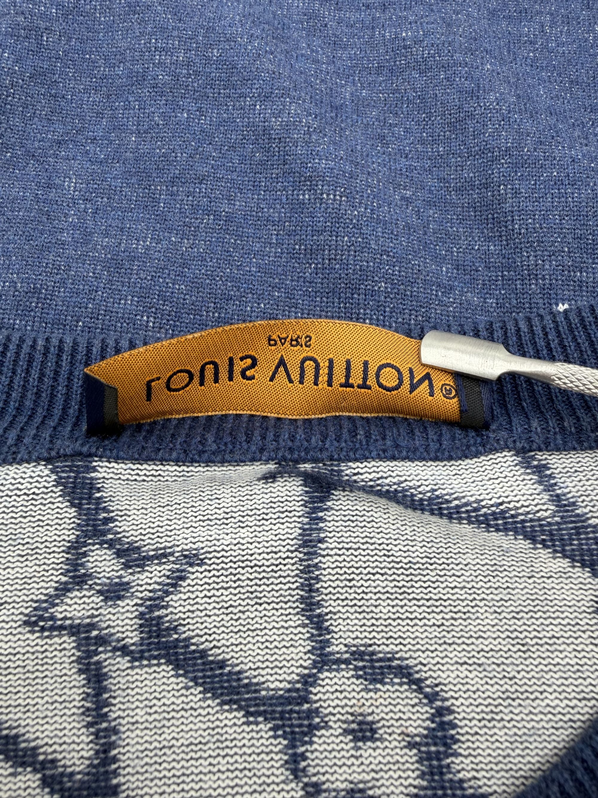 Louis Vuitton Fishnet Monogram T-Shirt - Blue Louis Vuitton
