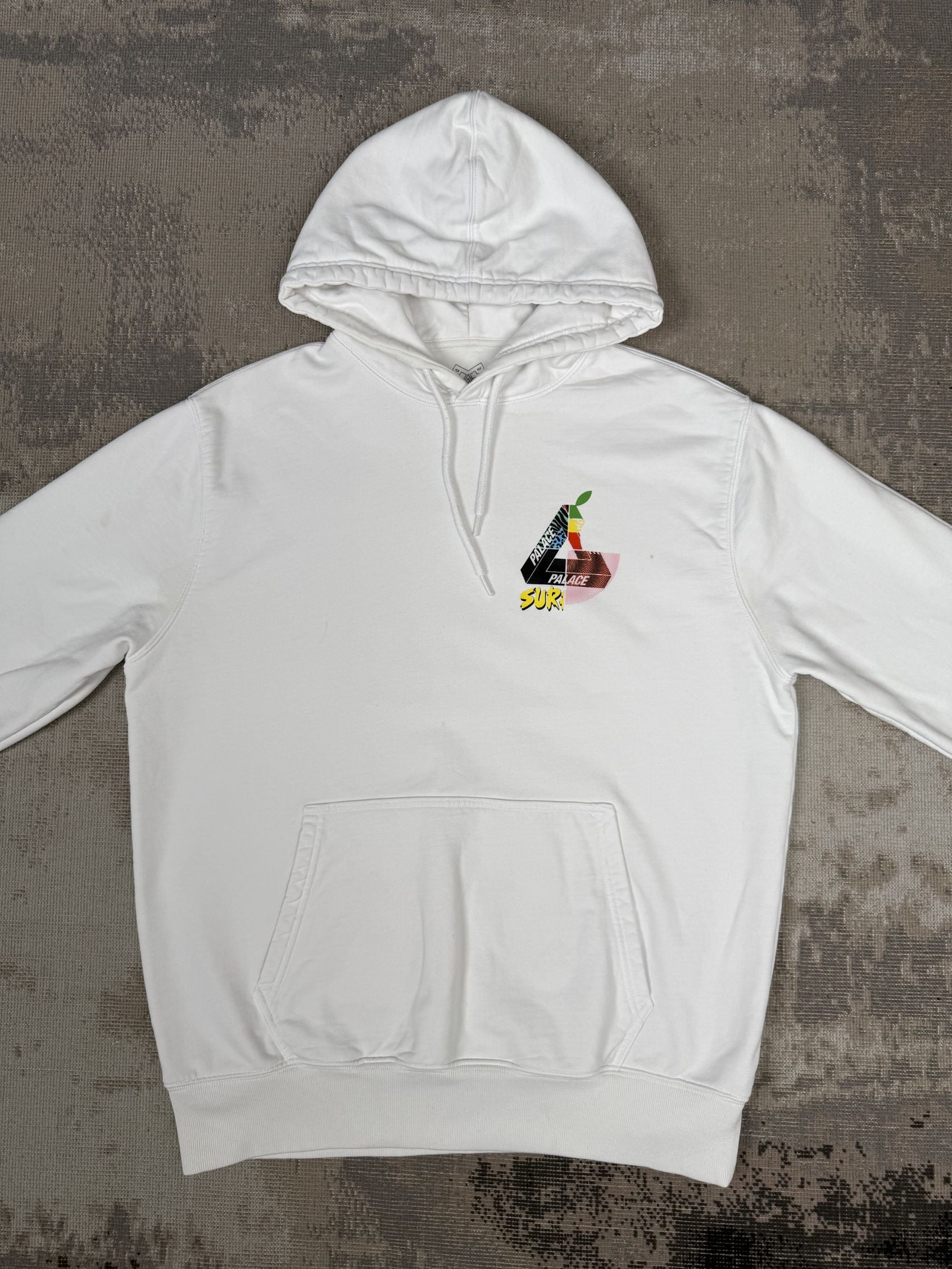 Palace Mix Up Triferg Hoodie - White Palace